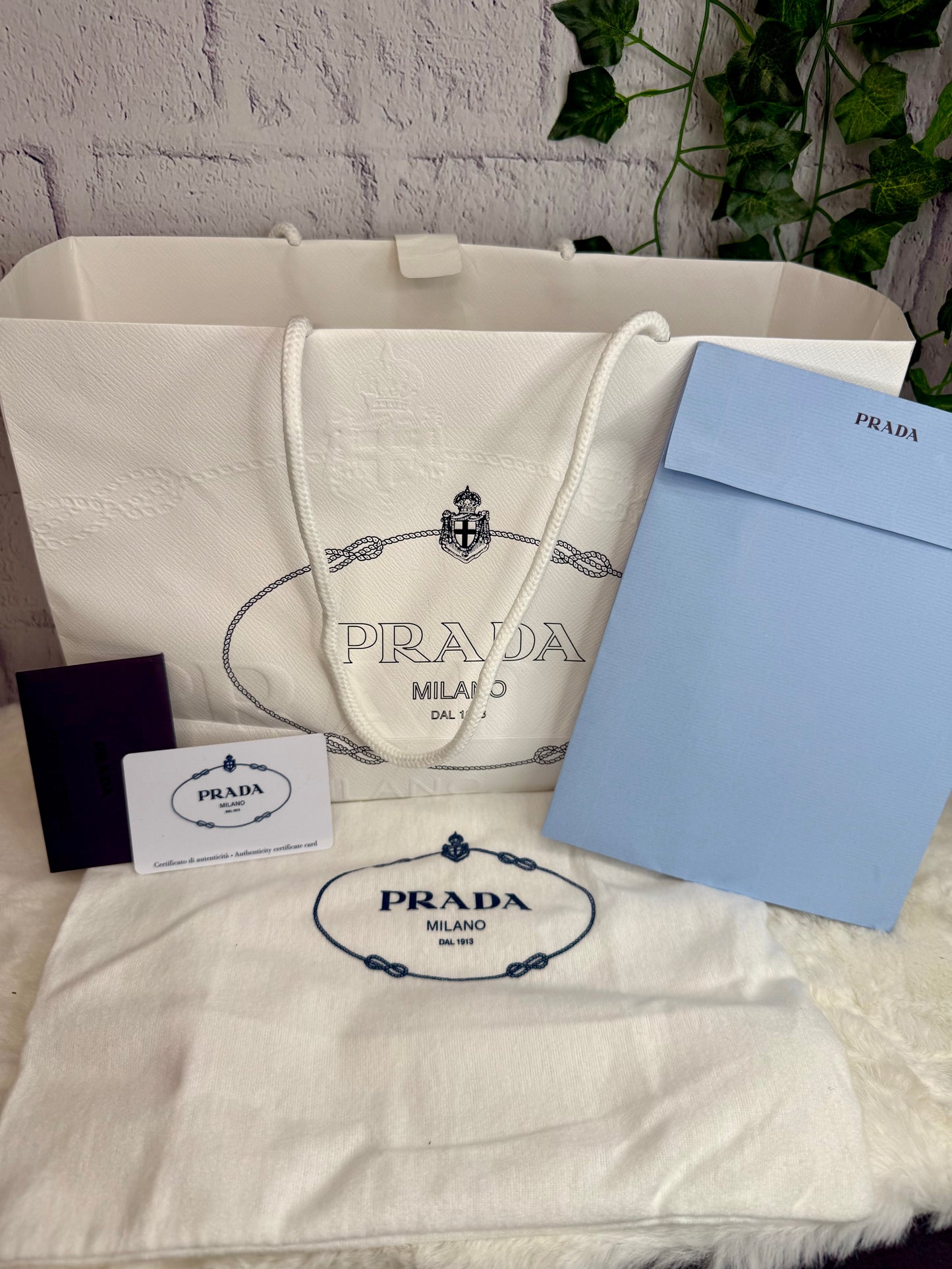 Prada Re Nylon Vela Backpack and Pouch w/ Compact Wallet and Triangles Bandeau