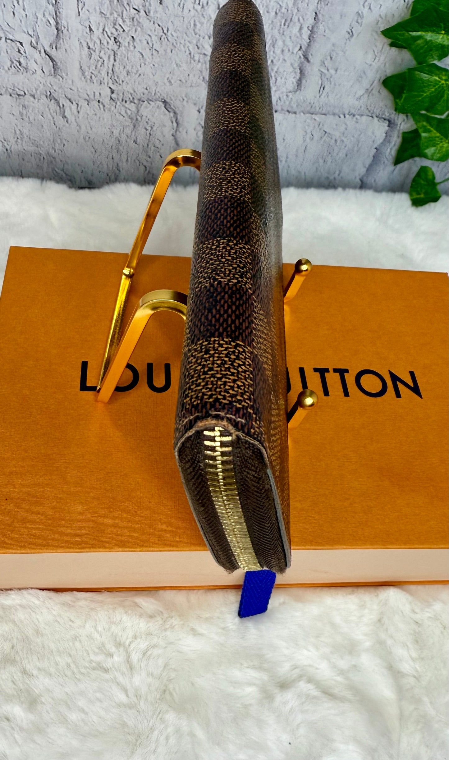 Louis Vuitton Damier Ebene Long Zippy Wallet