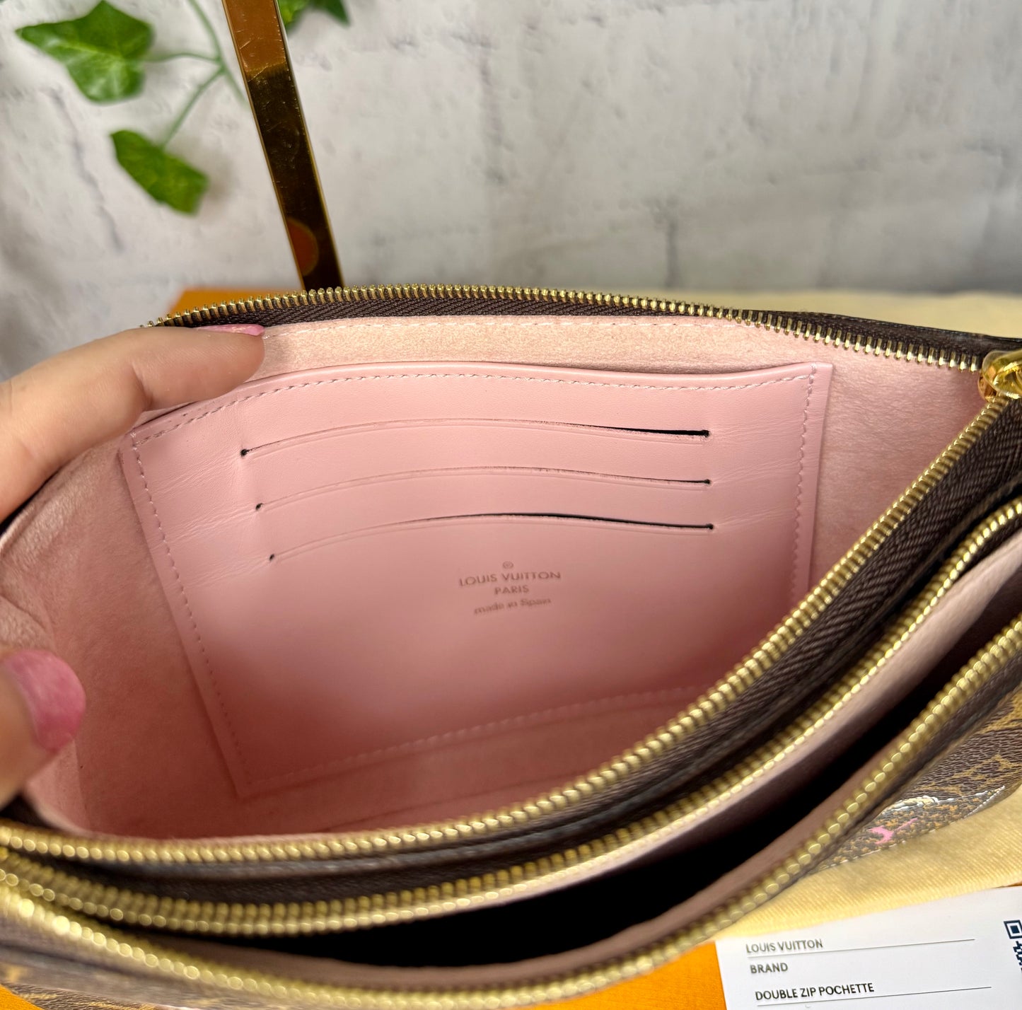 Louis Vuitton LIMITED EDITION World Tour Double Zip Pochette