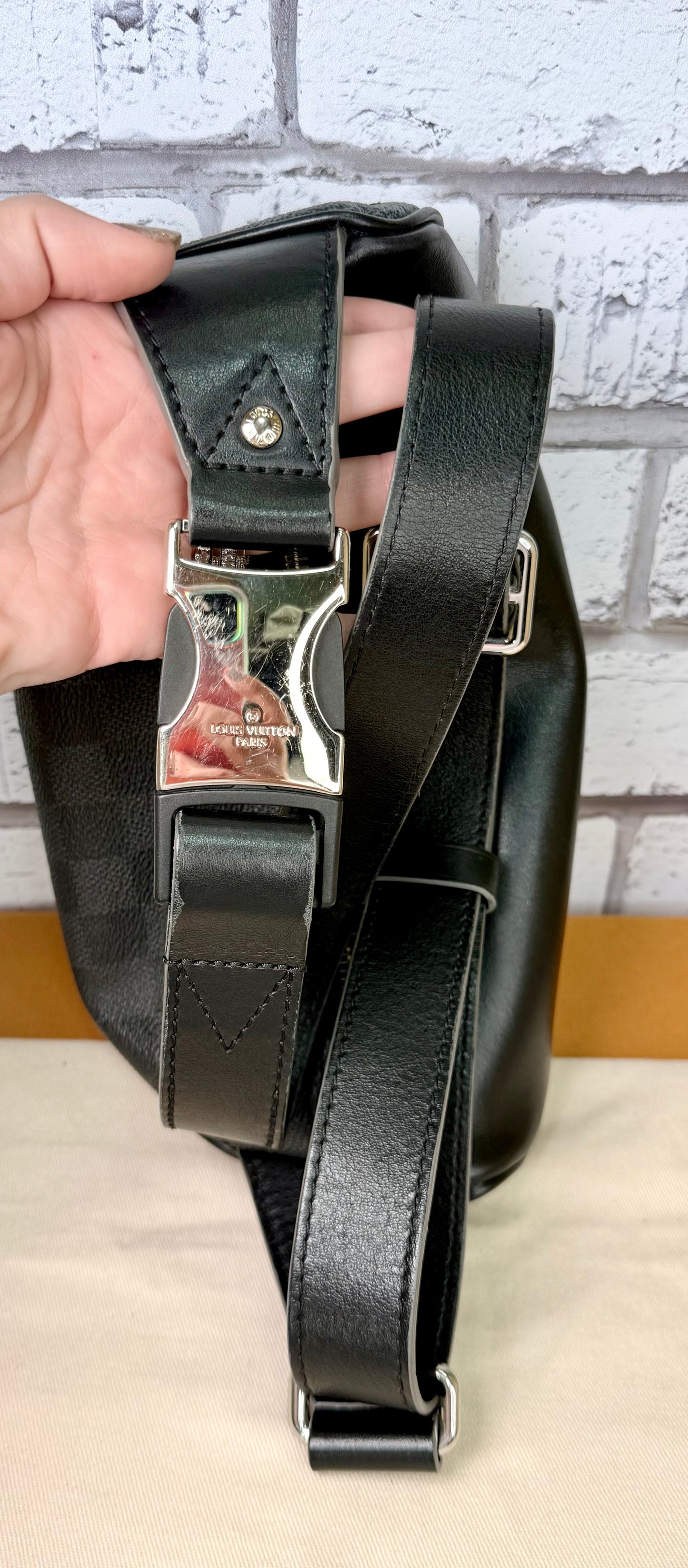 Louis Vuitton Campus Bum Bag (Damier Graphite) - Great/Excellent