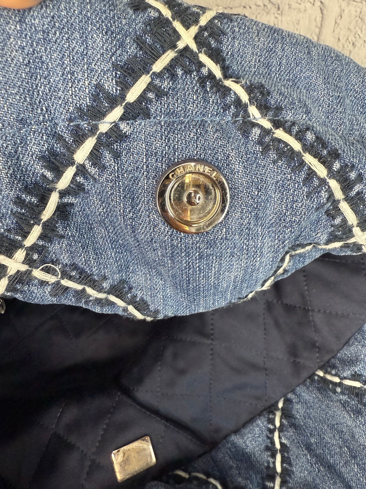 Chanel 22 Denim Hobo Bag w/ Pouch Small (Not Mini) NEW With Tags