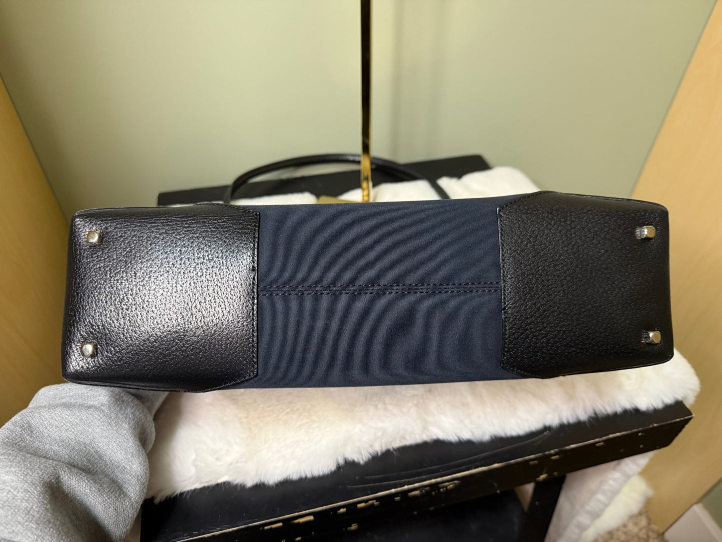 Salvatore Ferragamo Nero Cinghiale Shoulder Bag