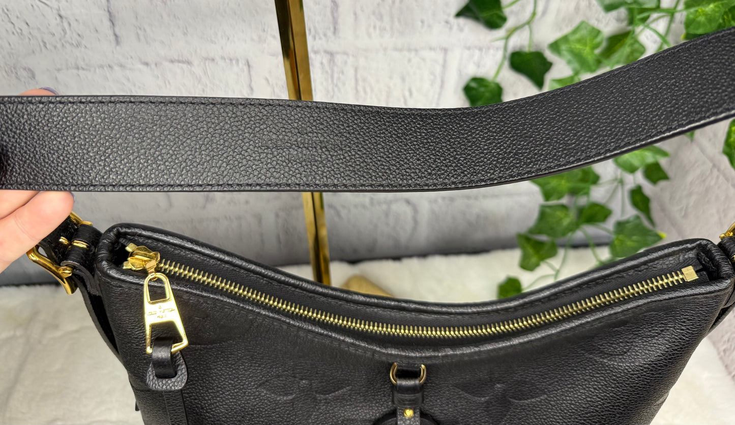 Louis Vuitton Carry All PM Empreinte Noir w/ Pouch