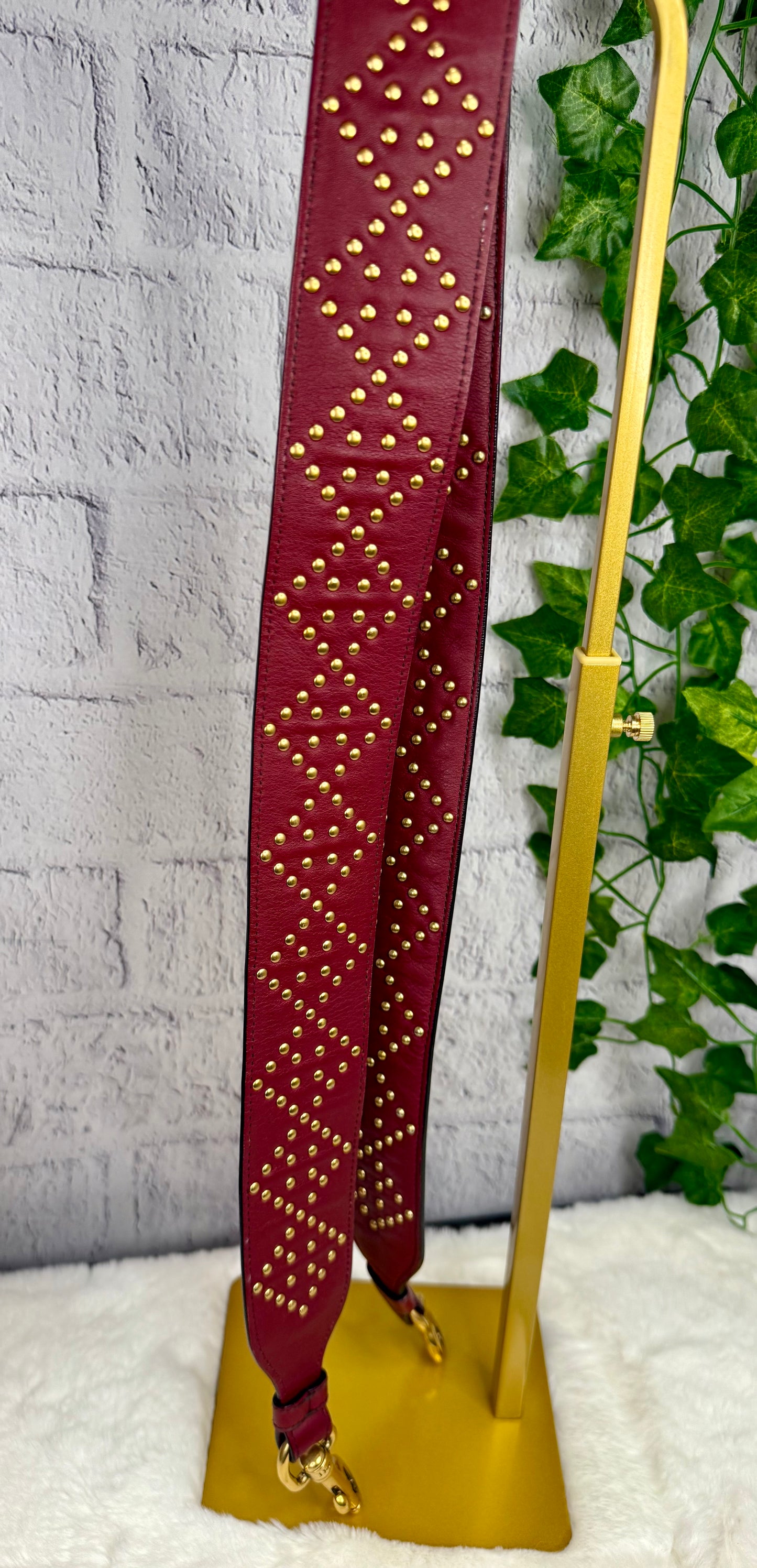 DIOR Gold Studded Cannage Leather Lady Dior