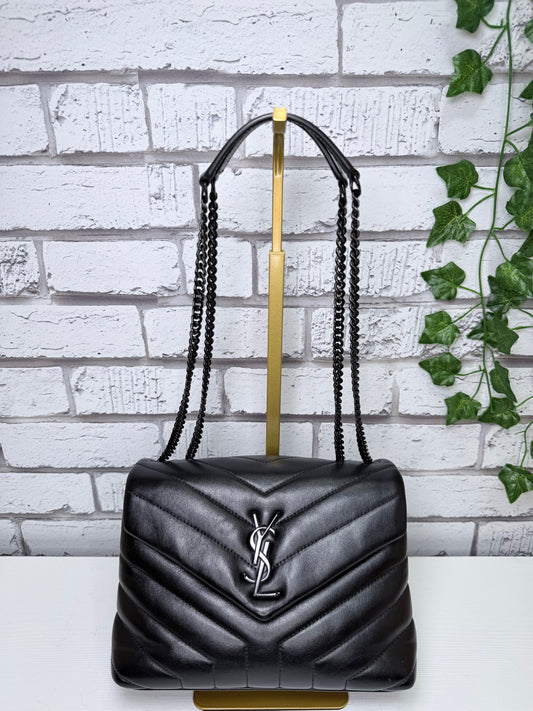YSL Lou Lou (Small) (Black) - Excellent
