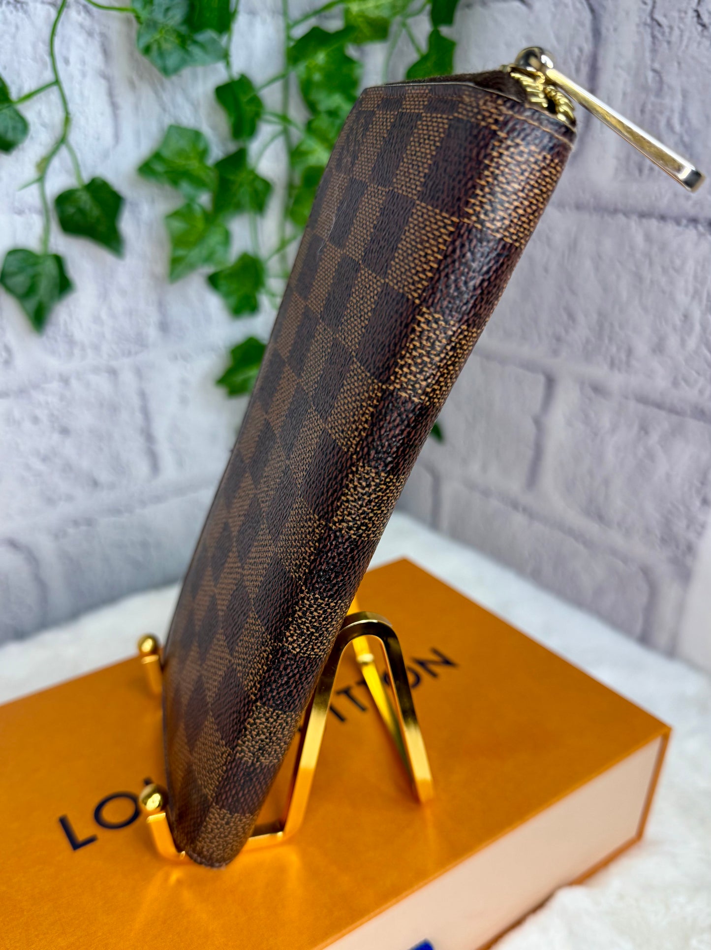 Louis Vuitton Damier Ebene Long Zippy Wallet