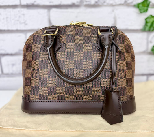 Louis Vuitton Damier Ebene Alma BB - Excellent