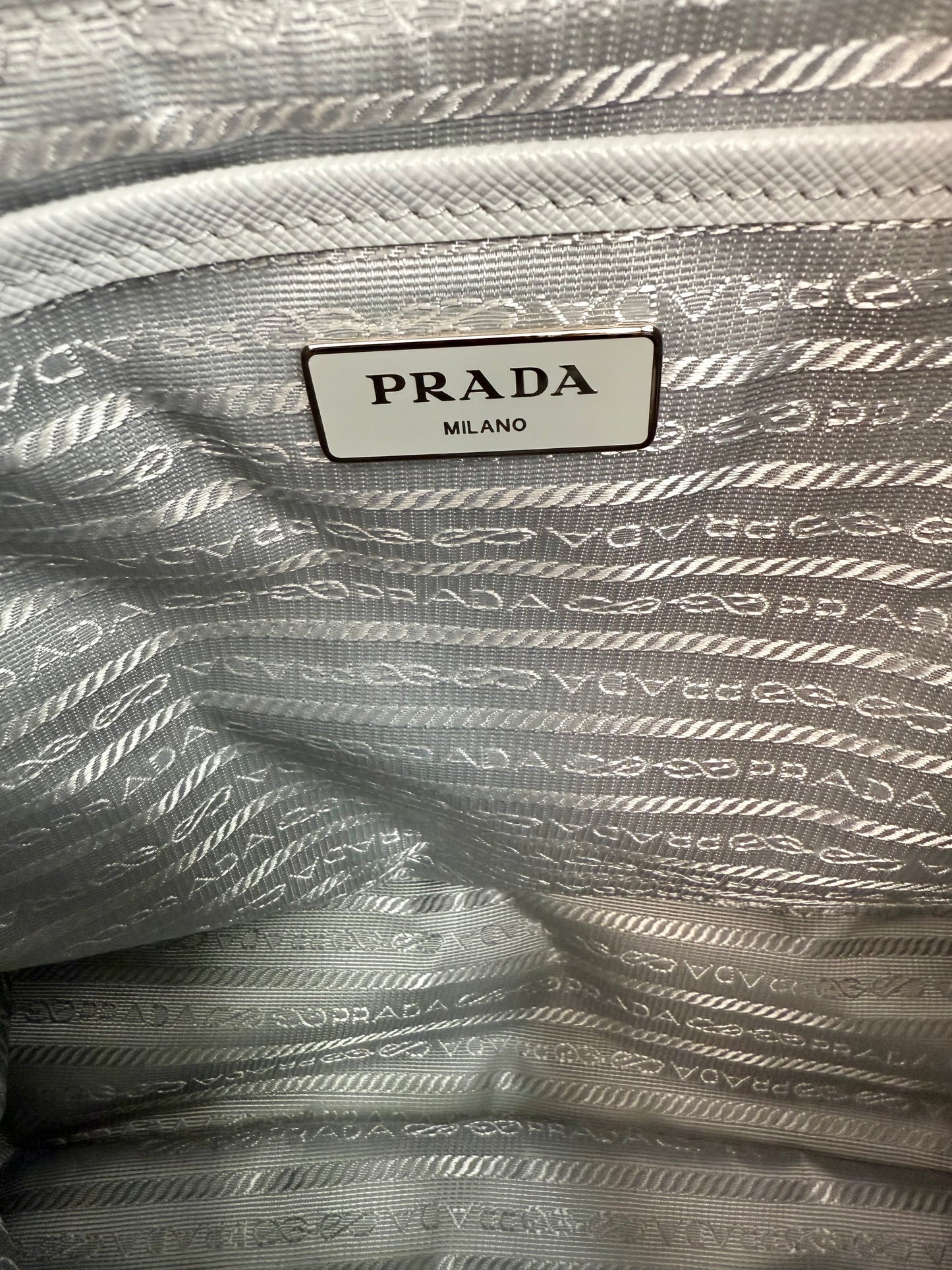 Prada Re Nylon Vela Backpack and Pouch w/ Compact Wallet and Triangles Bandeau