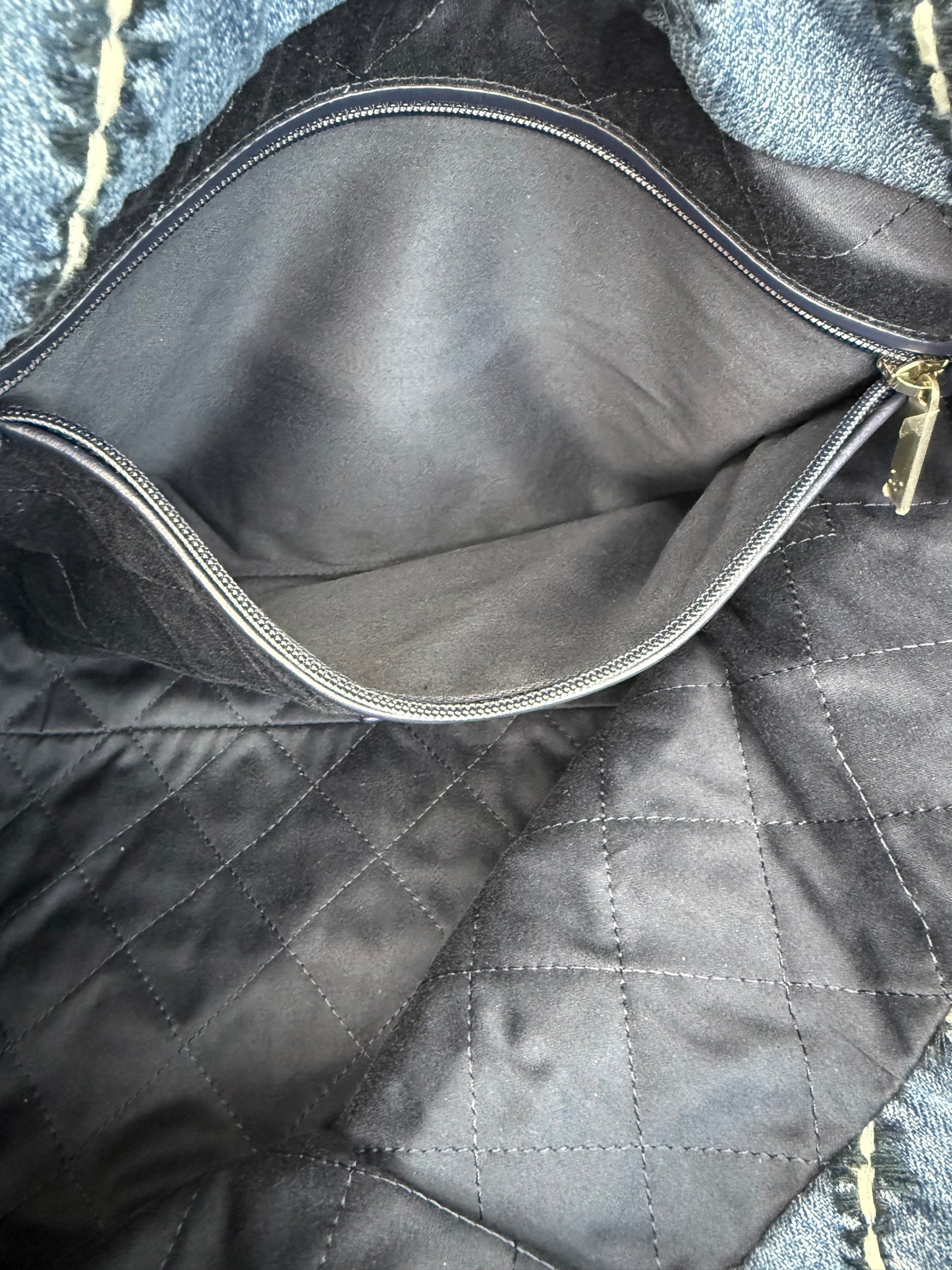 Chanel 22 Denim Hobo Bag w/ Pouch Small (Not Mini) NEW With Tags