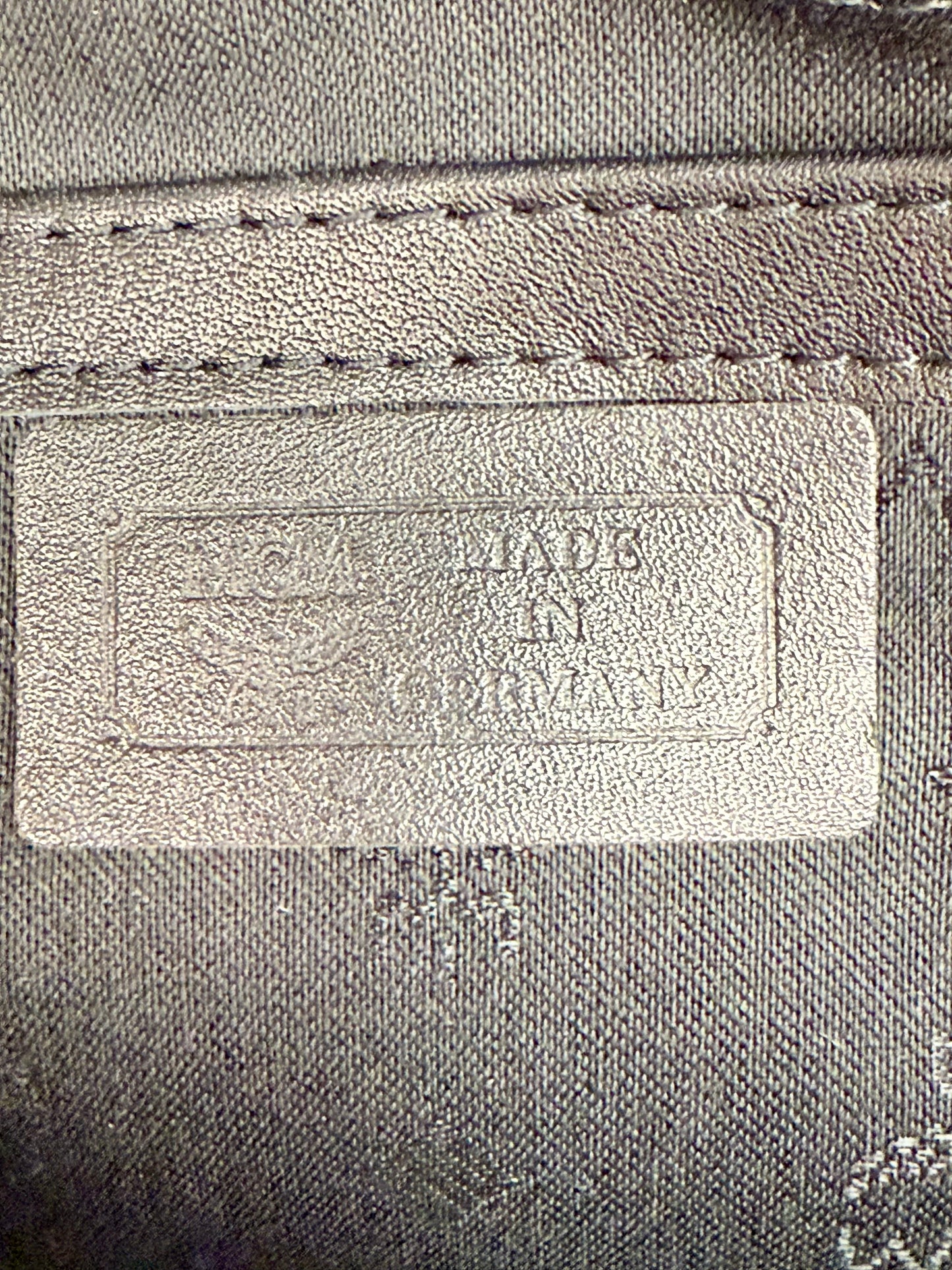 MCM Visetos Boston Bag