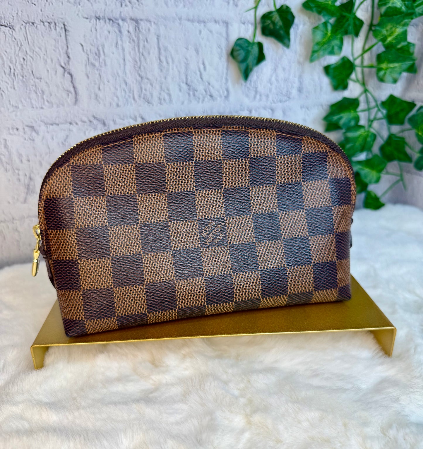 Louis Vuitton Damier Ebene Cosmetic Pouch PM