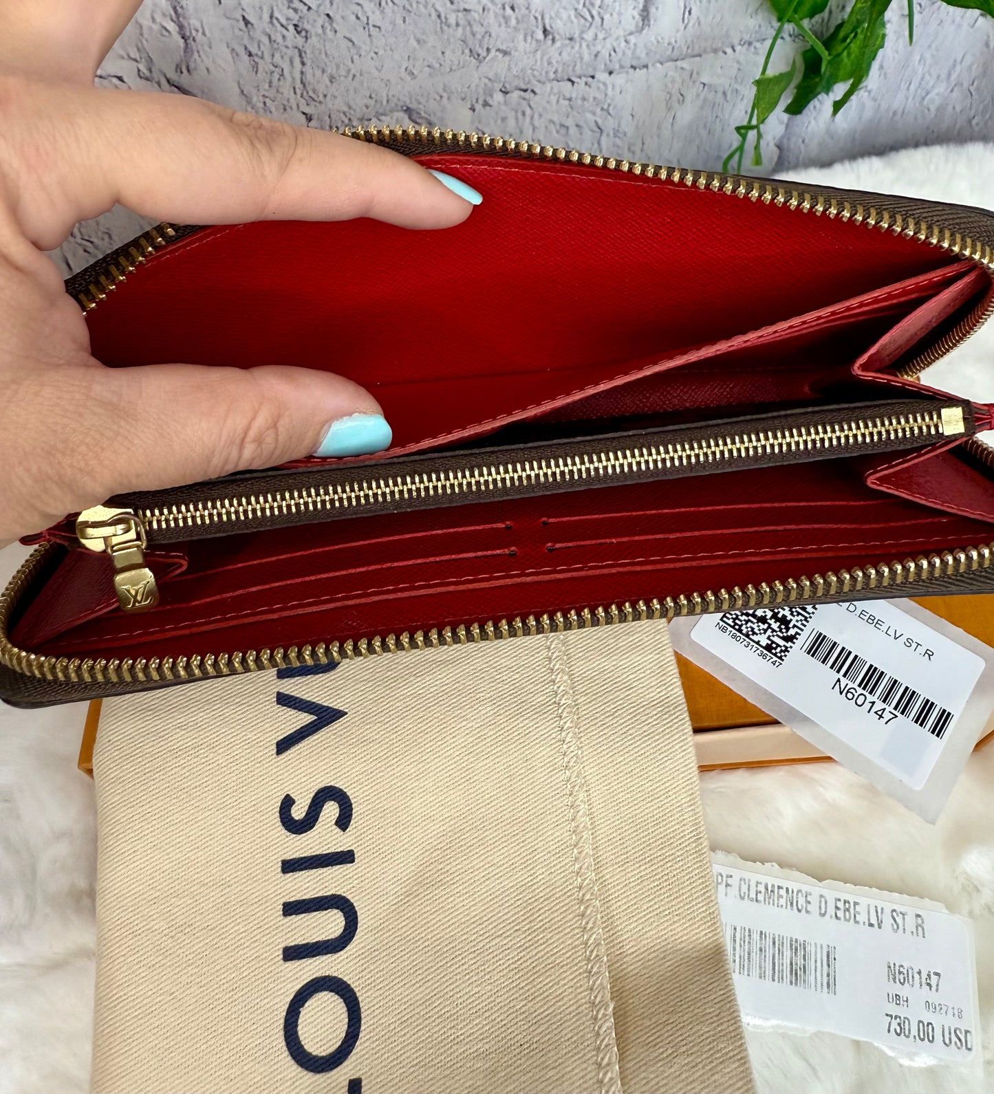Louis Vuitton Limited Edition Clemence Patches Wallet