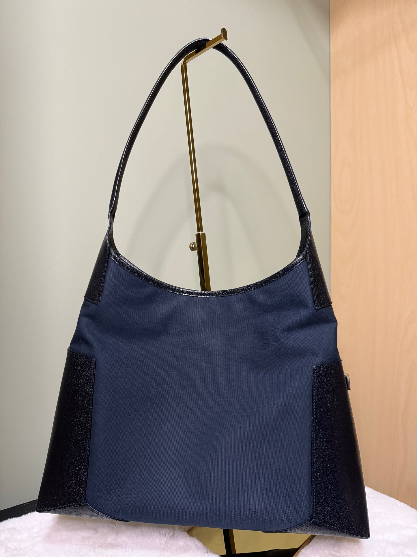 Salvatore Ferragamo Nero Cinghiale Shoulder Bag