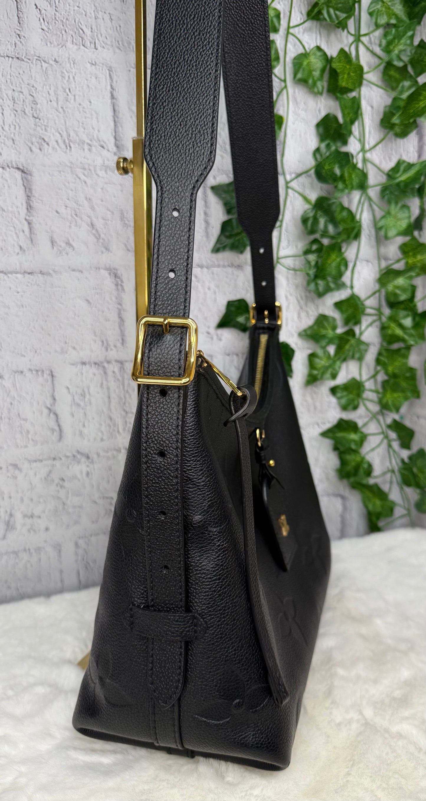 Louis Vuitton Carry All PM Empreinte Noir w/ Pouch