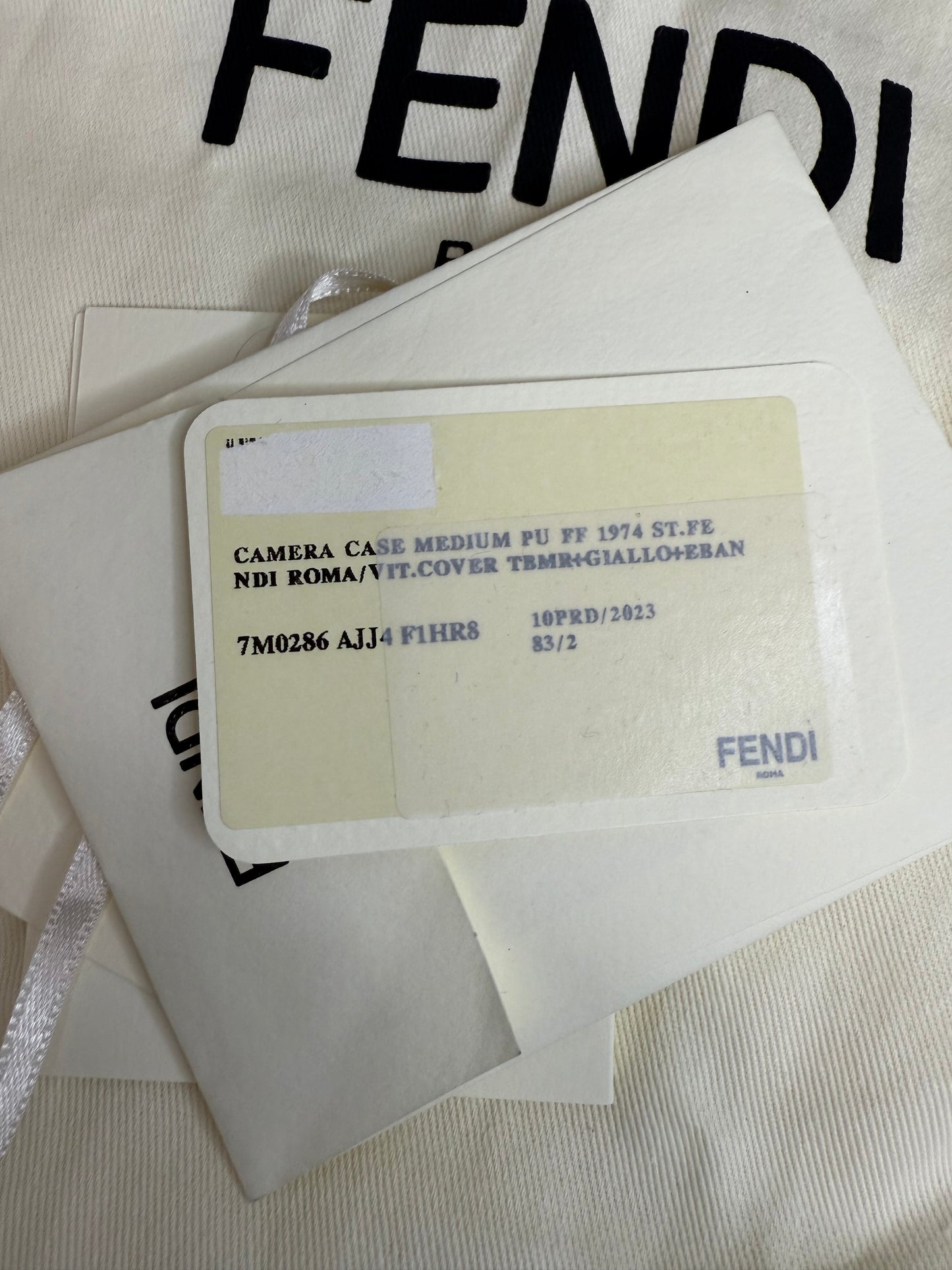 FENDI FF Logo Crossbody Camera Bag