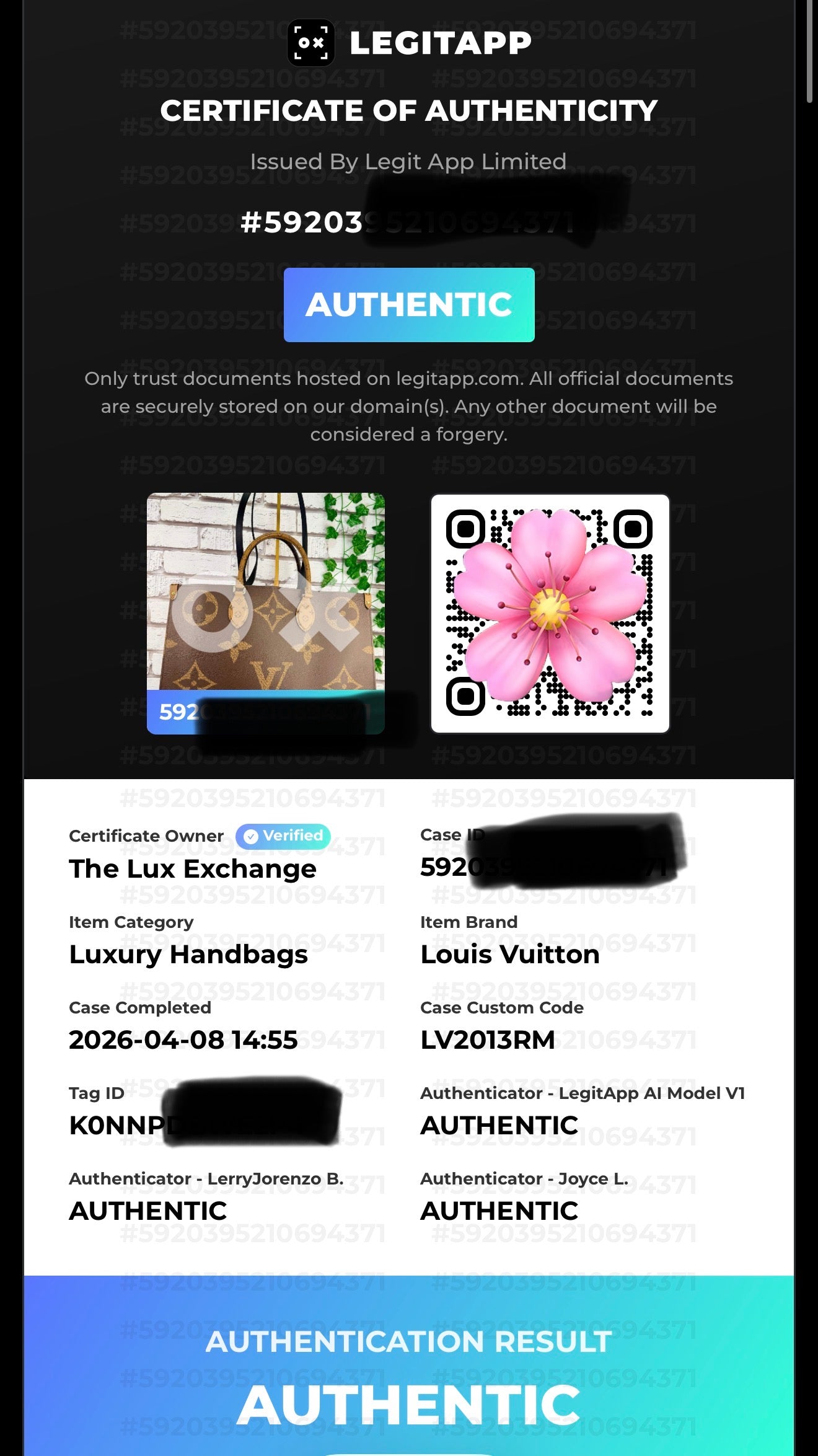 Louis Vuitton On The Go GM (Monogram Reverse)