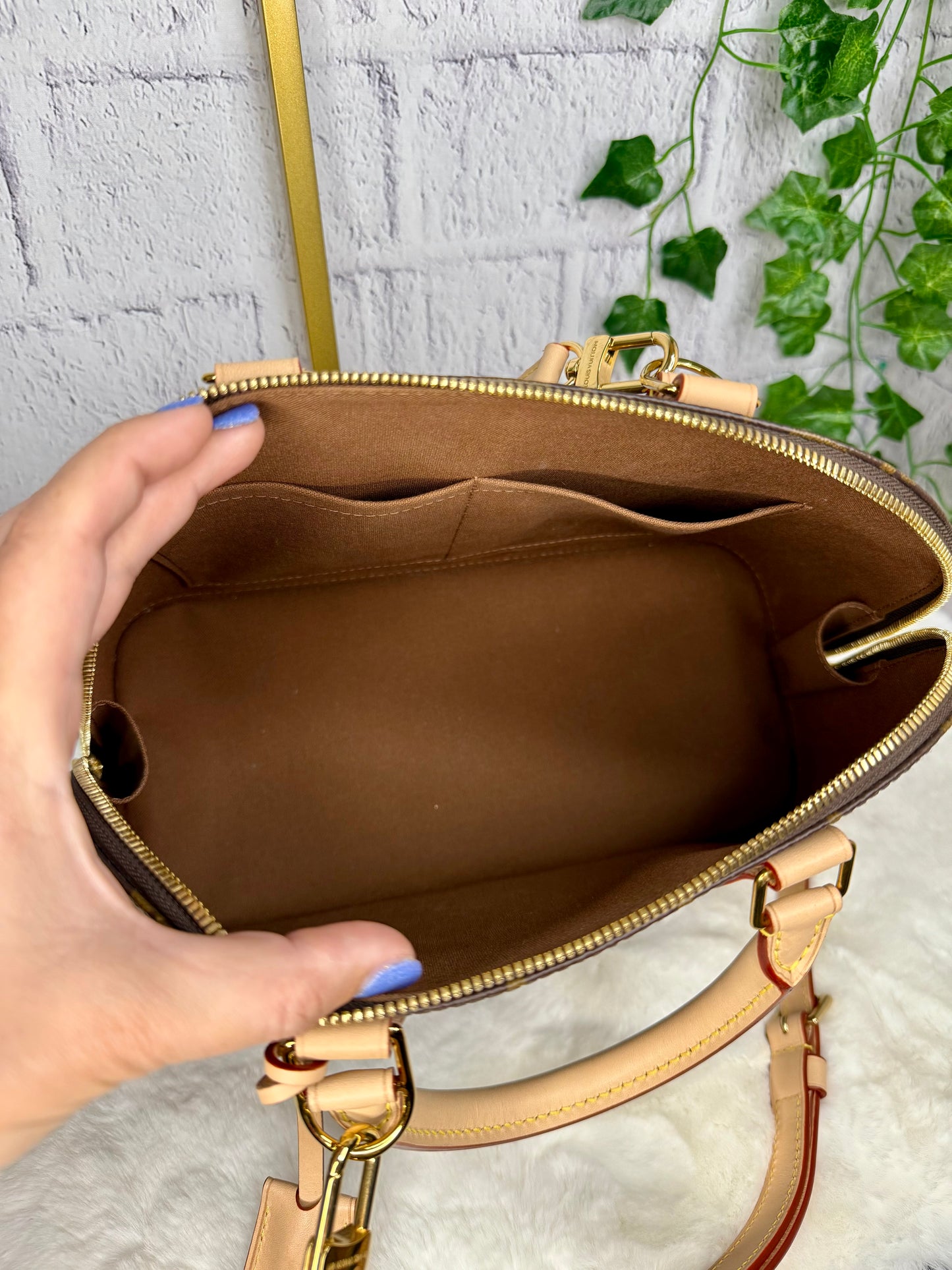 Louis Vuitton Alma PM w/ Adjustable Vachetta Strap
