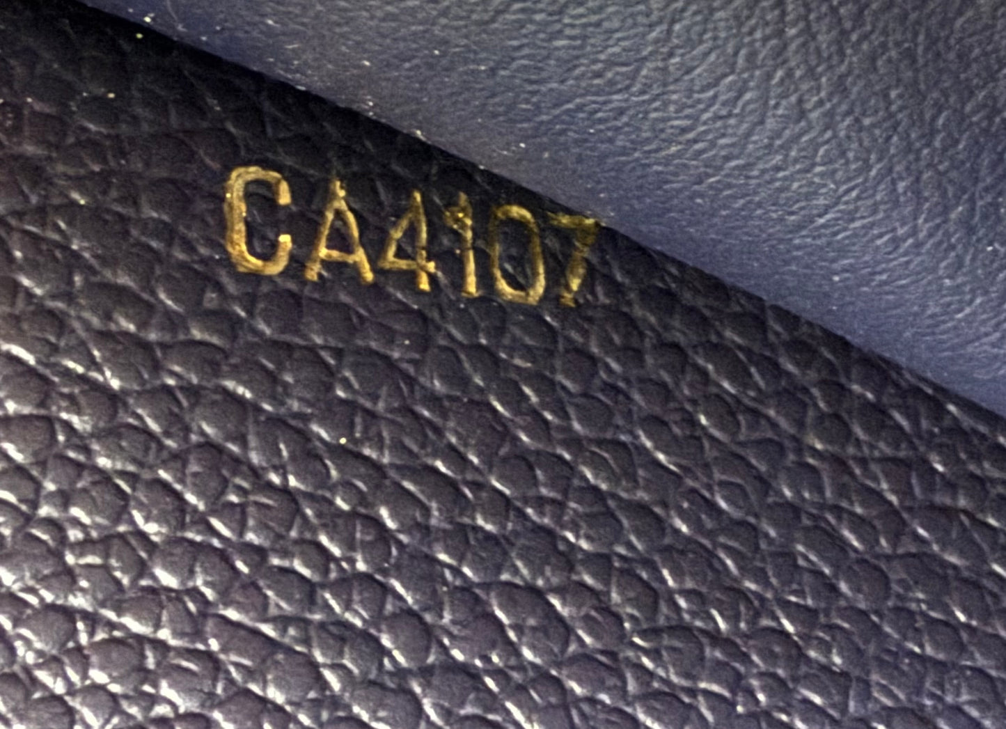 Louis Vuitton Sarah Empreinte Leather Wallet Marine Rouge