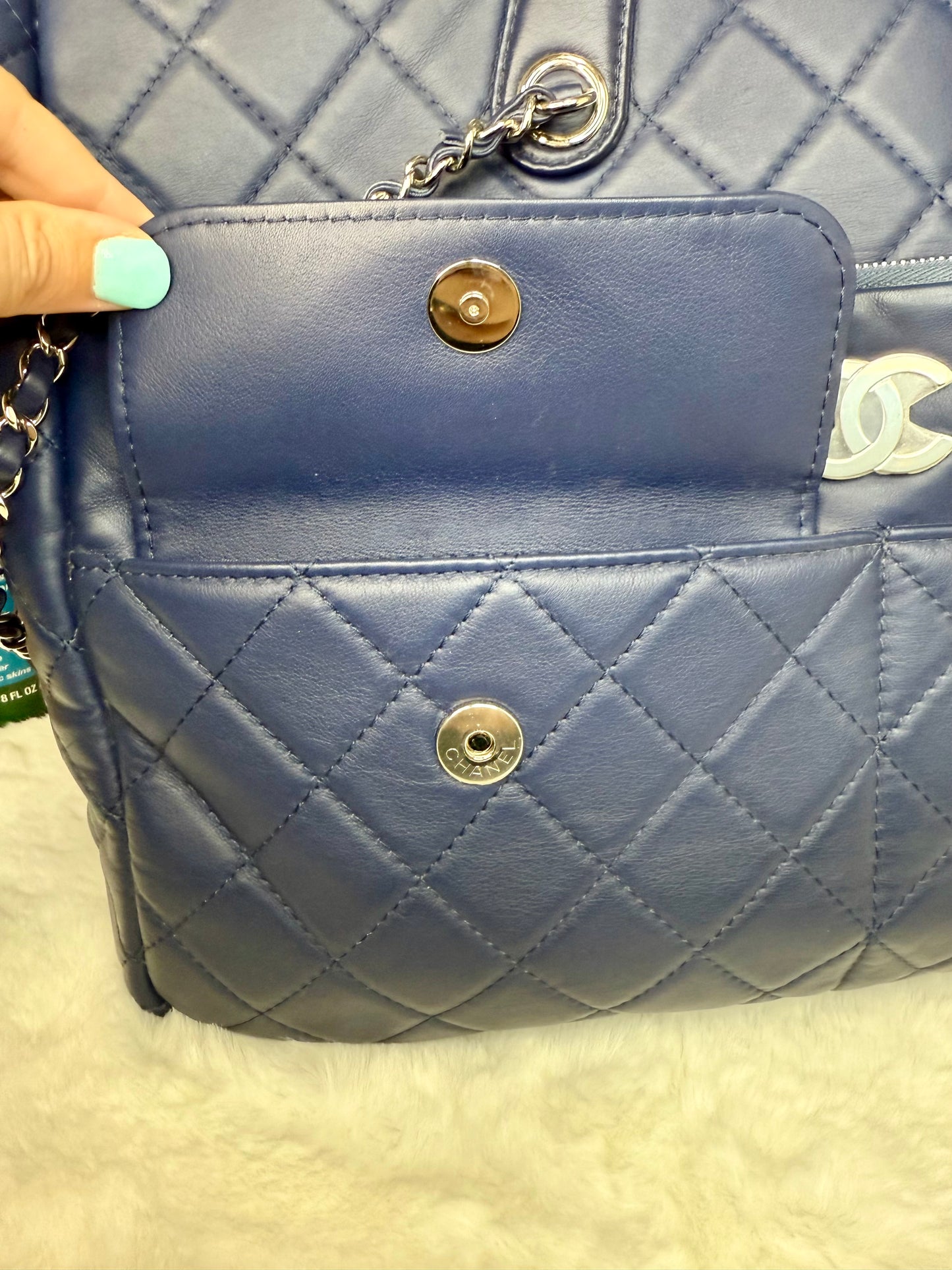 Chanel Calfskin Ultra Pocket Shopping Tote