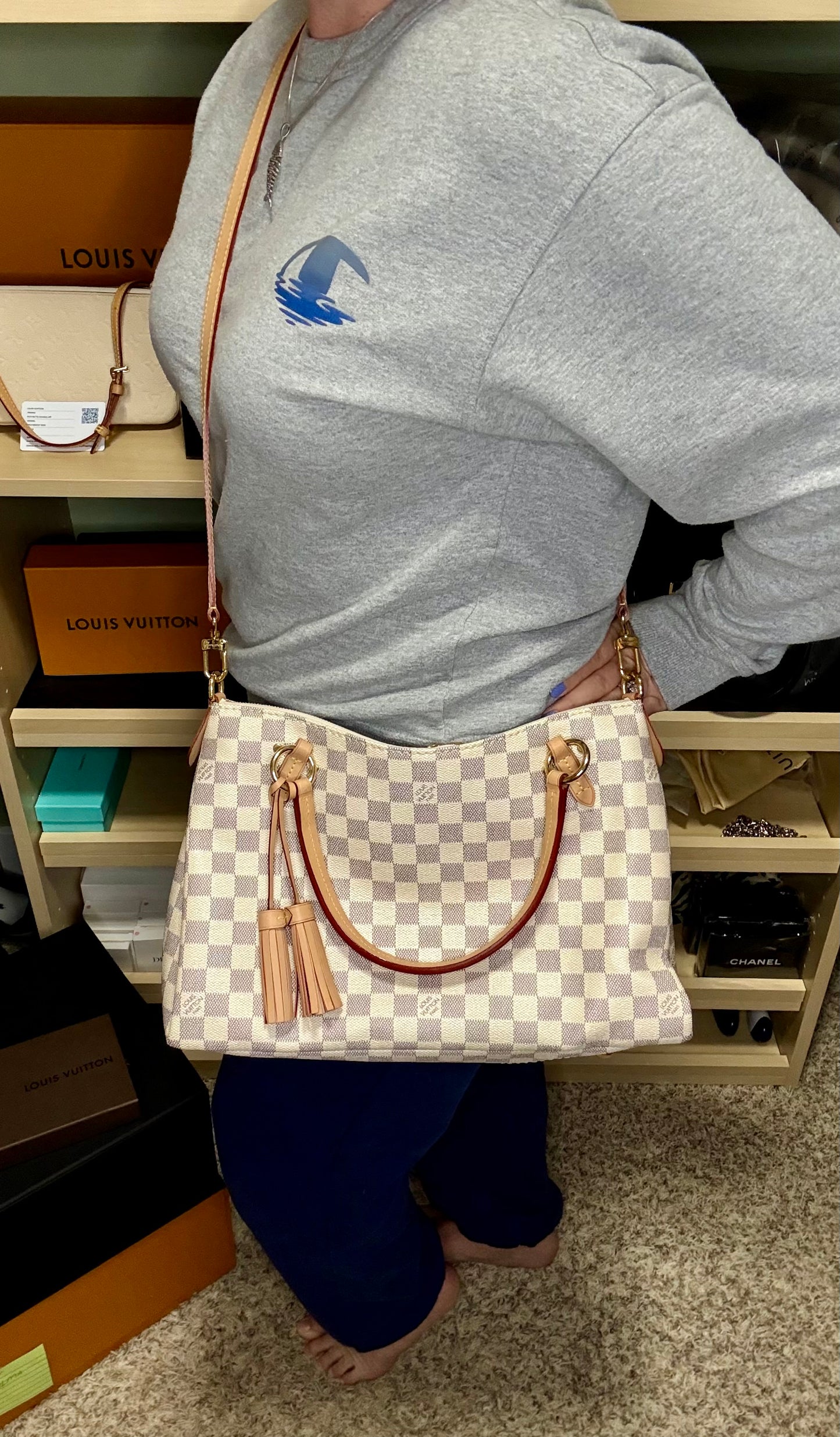 Louis Vuitton Damier Azur Lymington