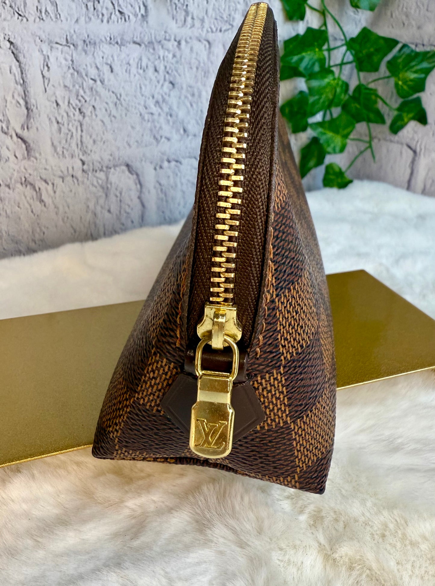 Louis Vuitton Damier Ebene Cosmetic Pouch PM