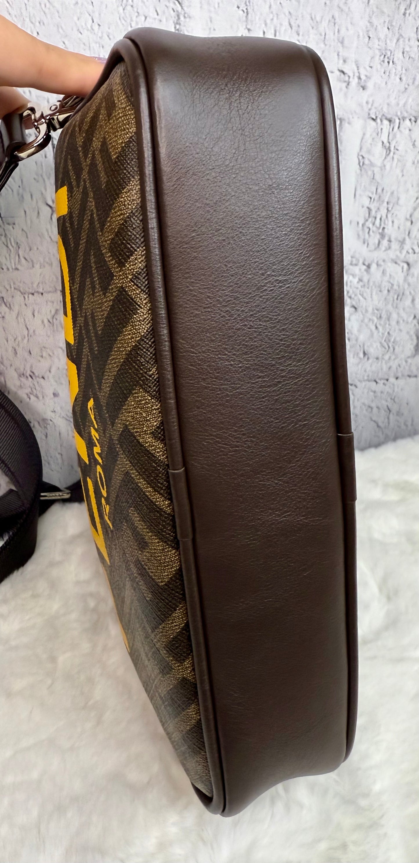 FENDI FF Logo Crossbody Camera Bag