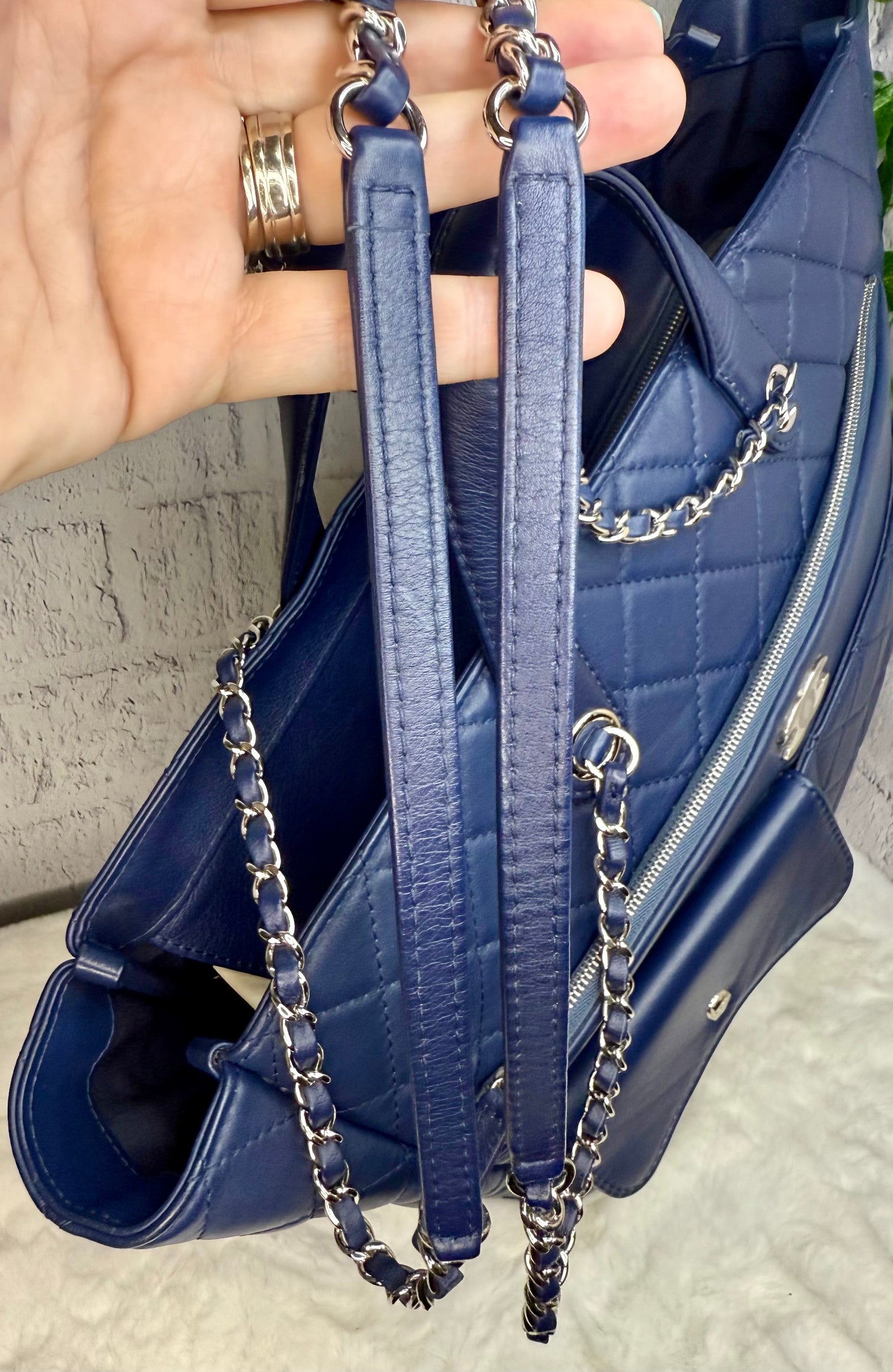 Chanel Calfskin Ultra Pocket Shopping Tote
