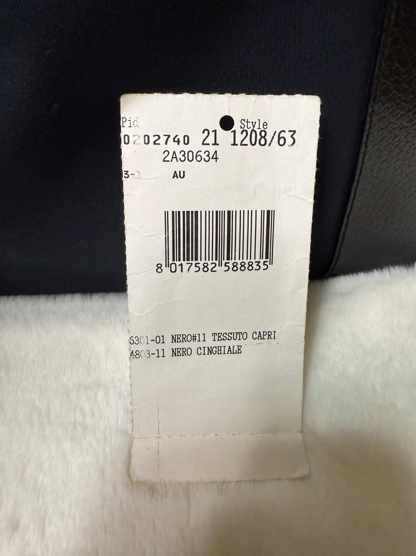 Salvatore Ferragamo Nero Cinghiale Shoulder Bag