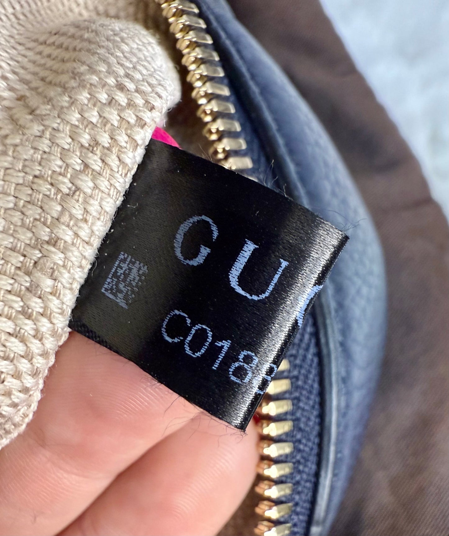 Gucci Soho Disco Dark Navy Leather Bag NWT