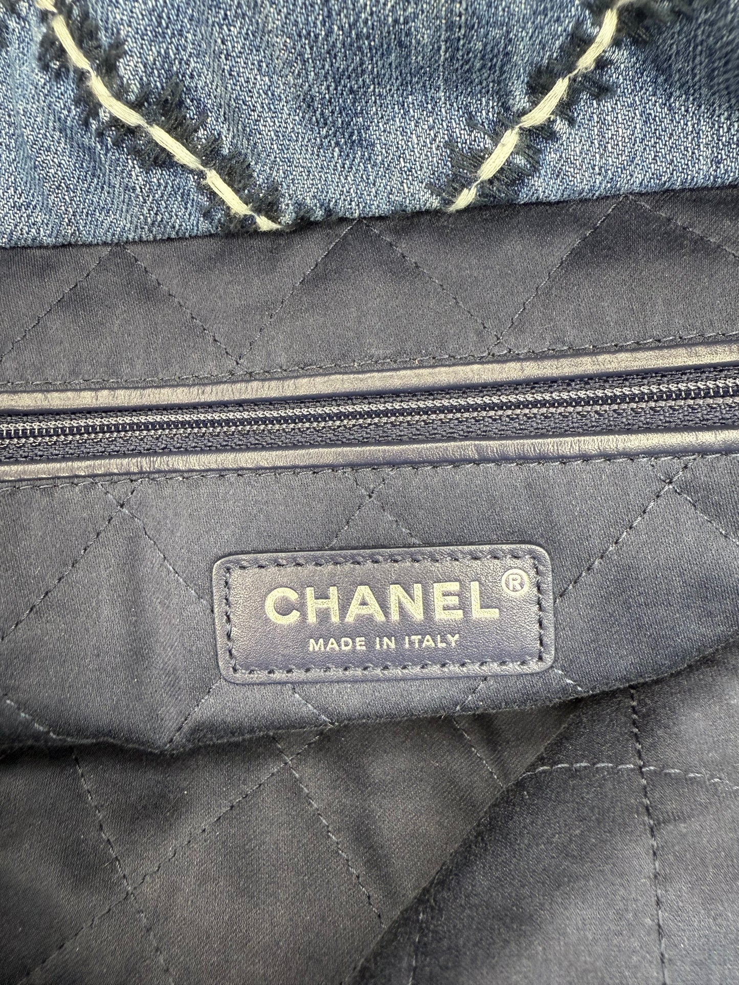 Chanel 22 Denim Hobo Bag w/ Pouch Small (Not Mini) NEW With Tags