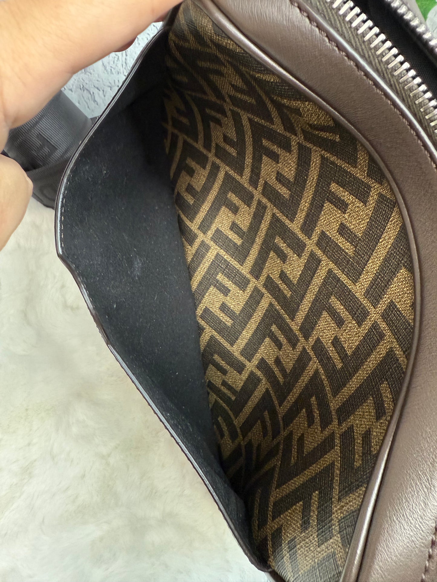 FENDI FF Logo Crossbody Camera Bag