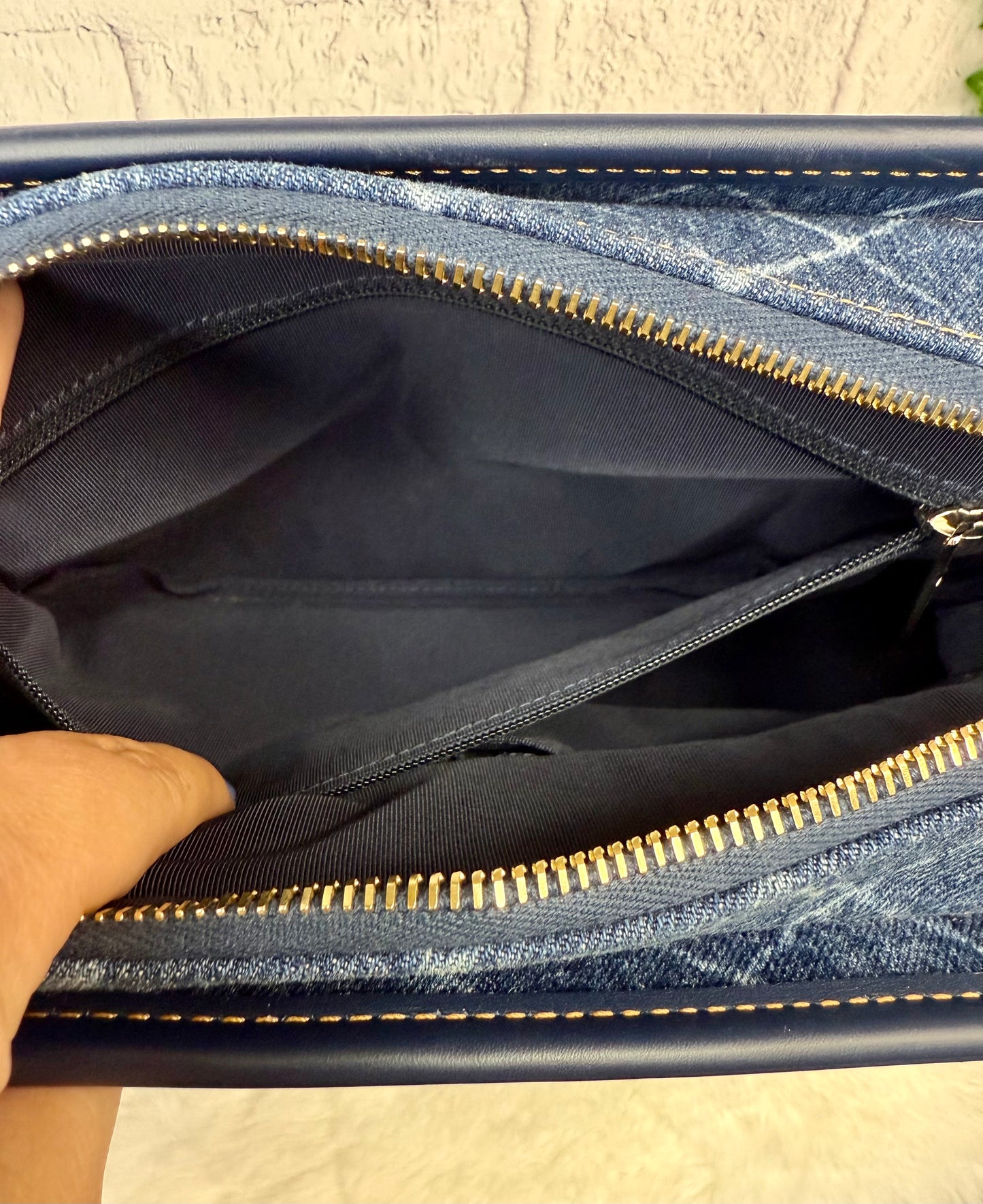 Chanel Denim Gabrielle Zip Hobo Large