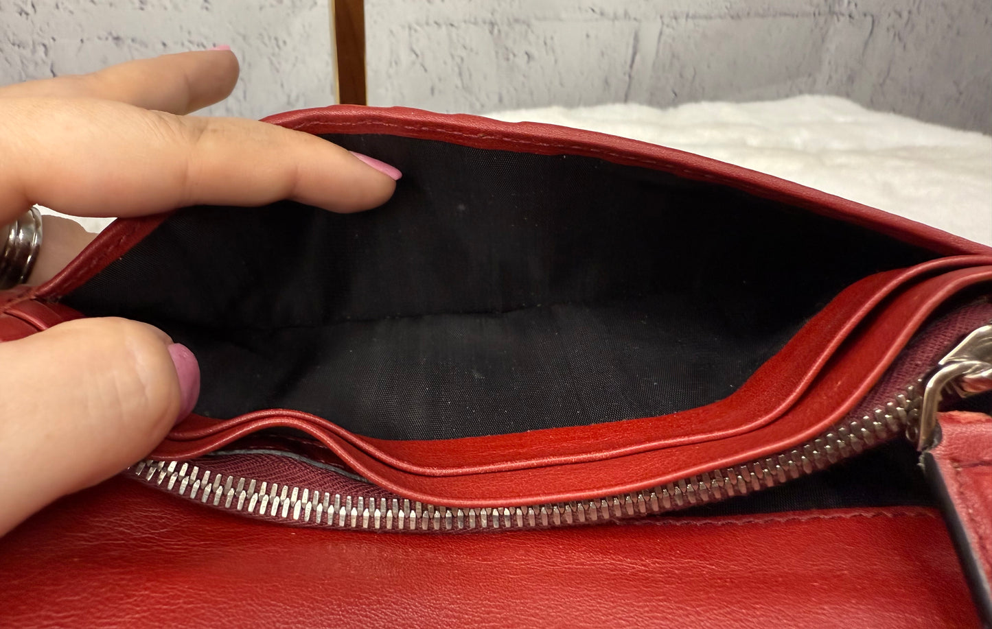 Salvatore Ferragamo Gancini Organizer Wallet Black