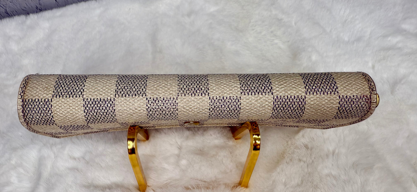 Louis Vuitton Portefeuille Sarah Wallet Damier Azur