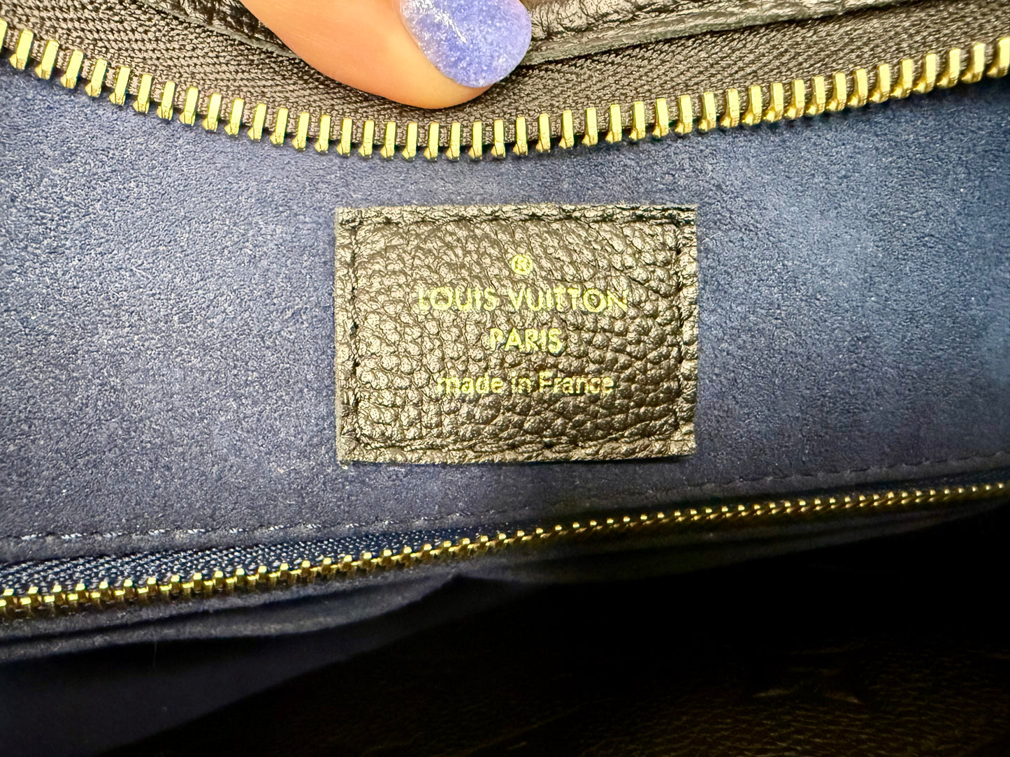 Louis Vuitton Carry All PM Empreinte Noir w/ Pouch