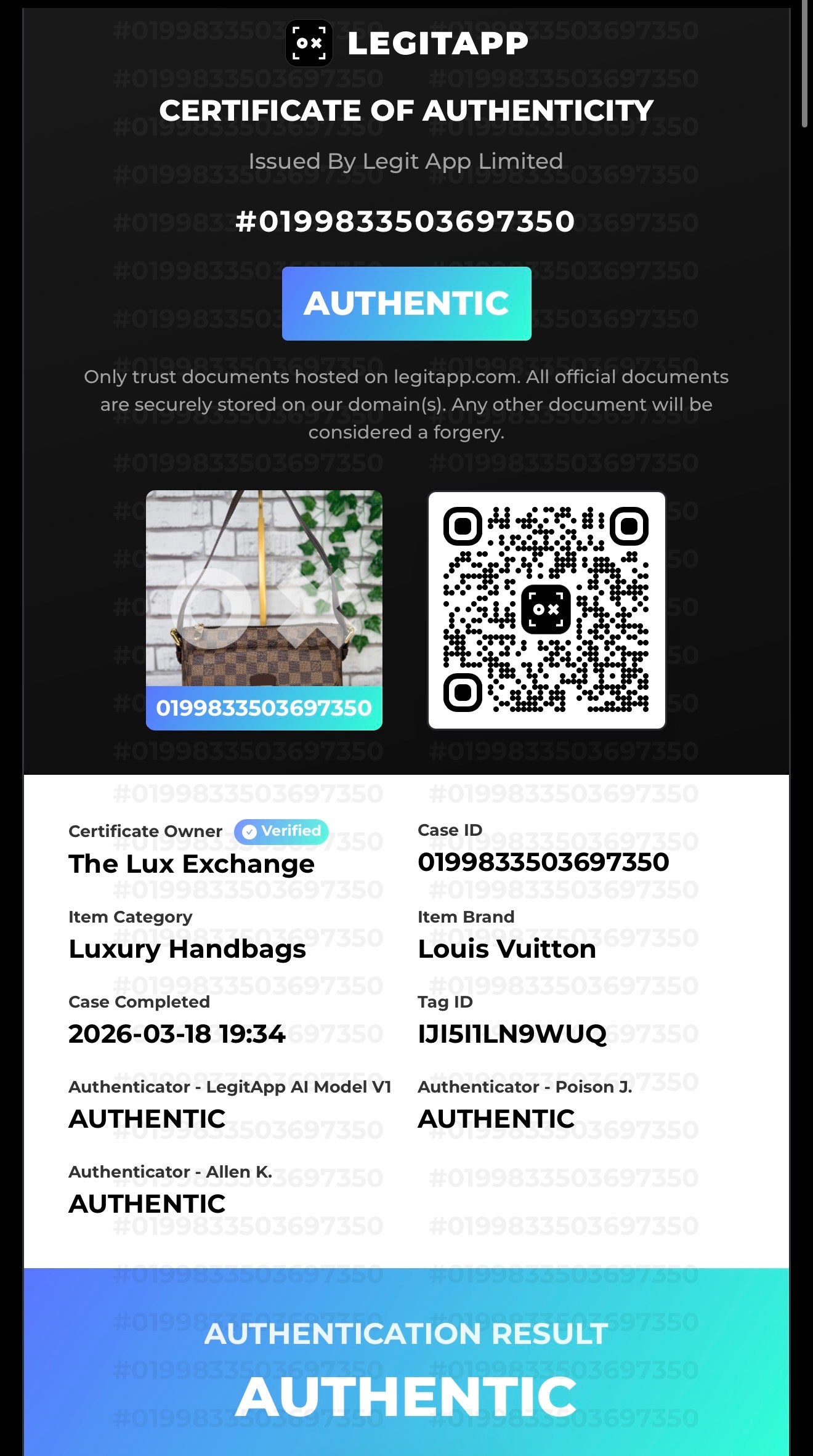 Louis Vuitton Ravello GM - Great/Excellent