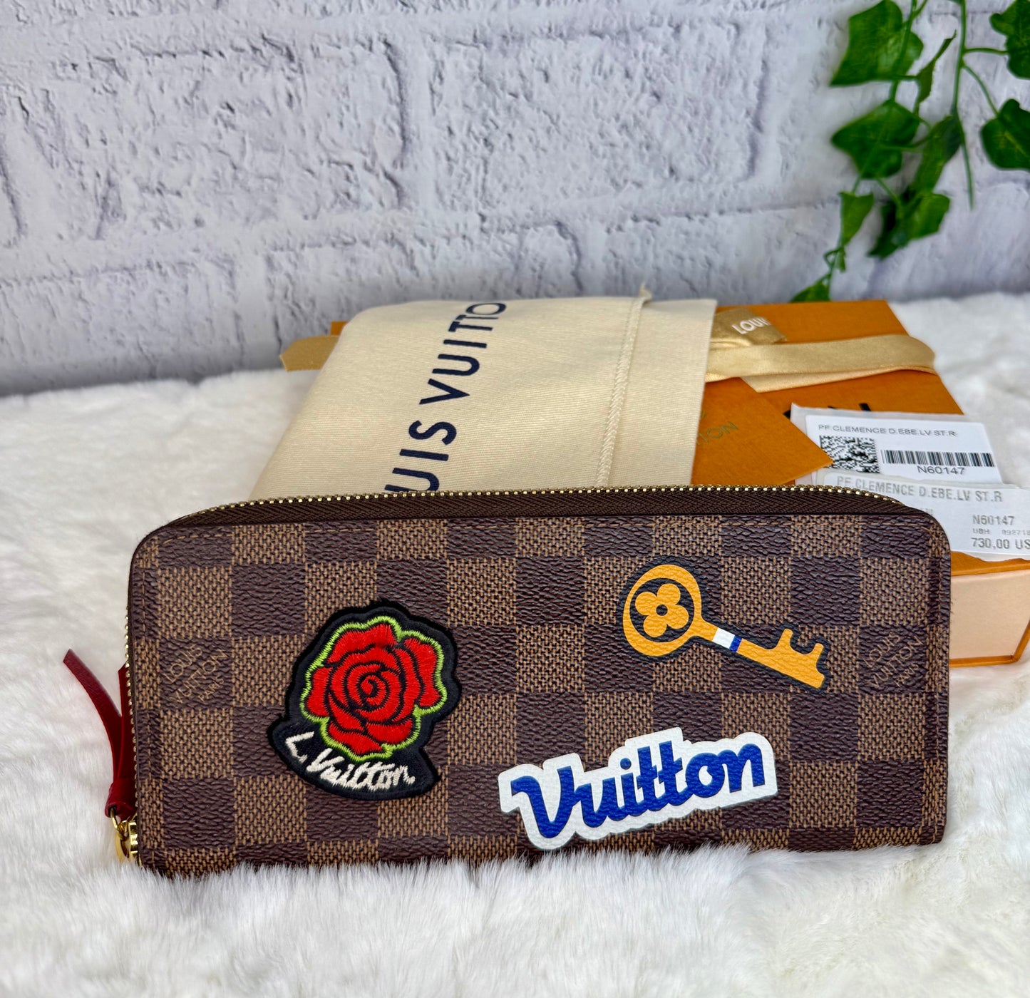 Louis Vuitton Limited Edition Clemence Patches Wallet