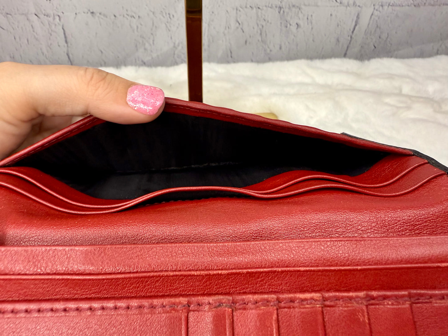 Salvatore Ferragamo Gancini Organizer Wallet Black