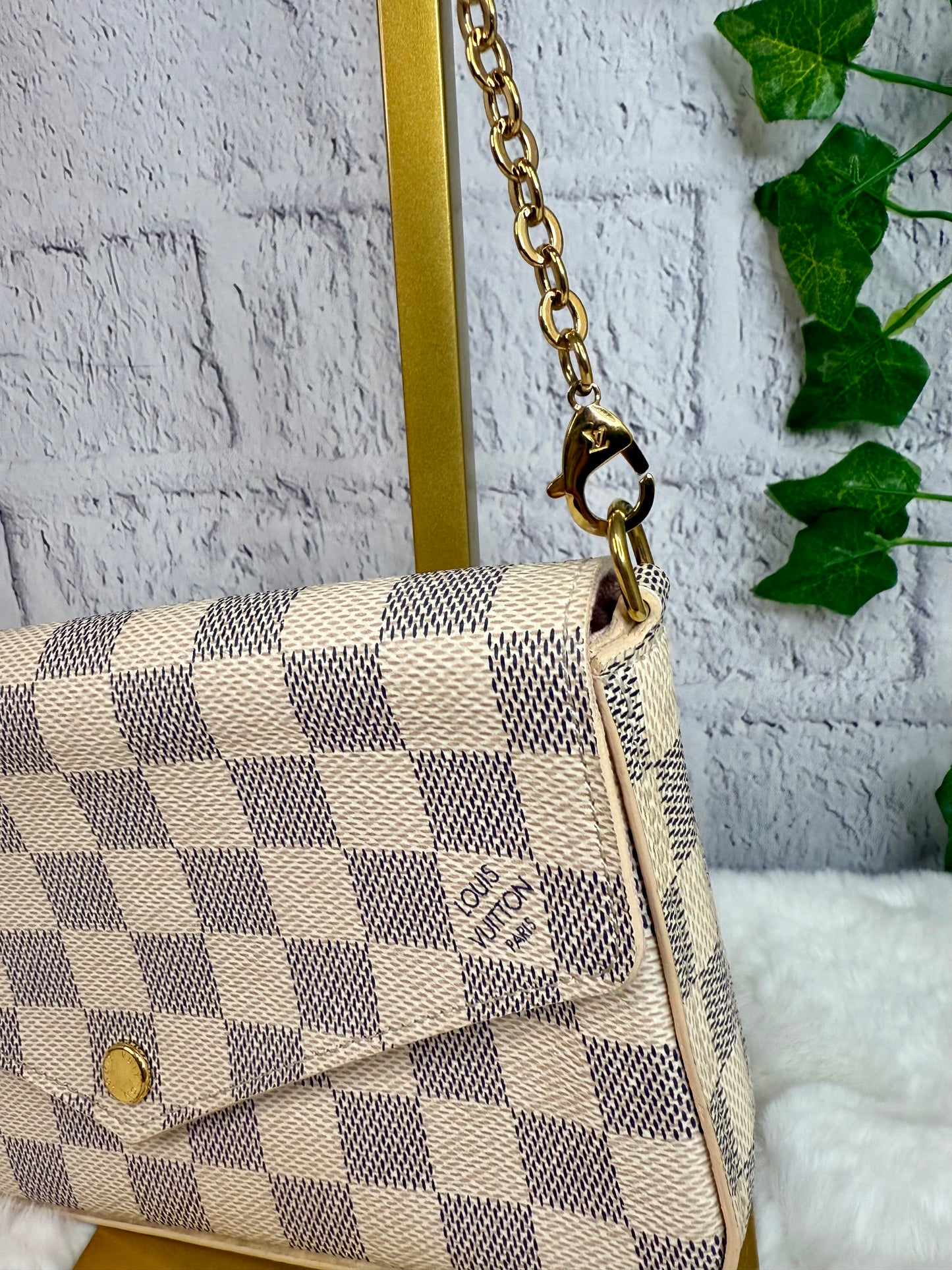 Louis Vuitton Damier Azur Pochette Felicie w/ Inserts