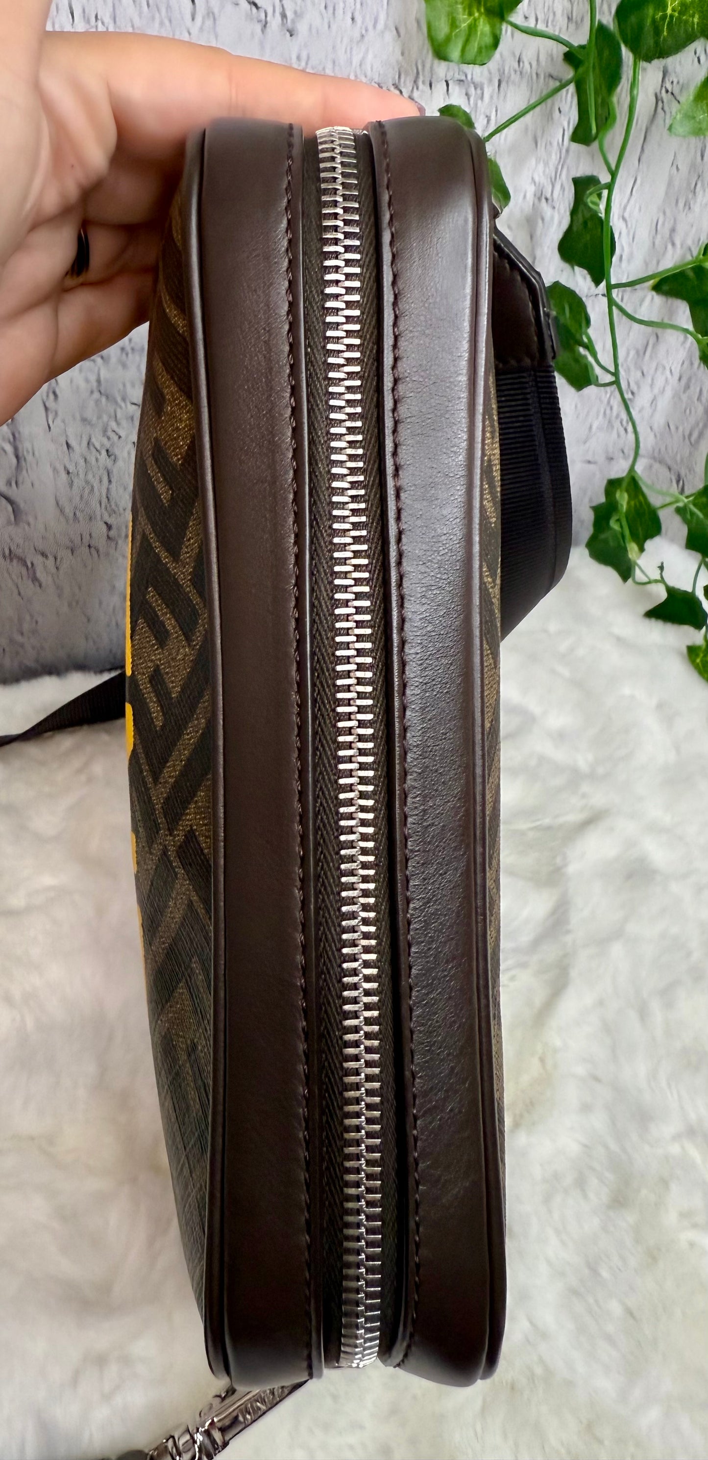 FENDI FF Logo Crossbody Camera Bag