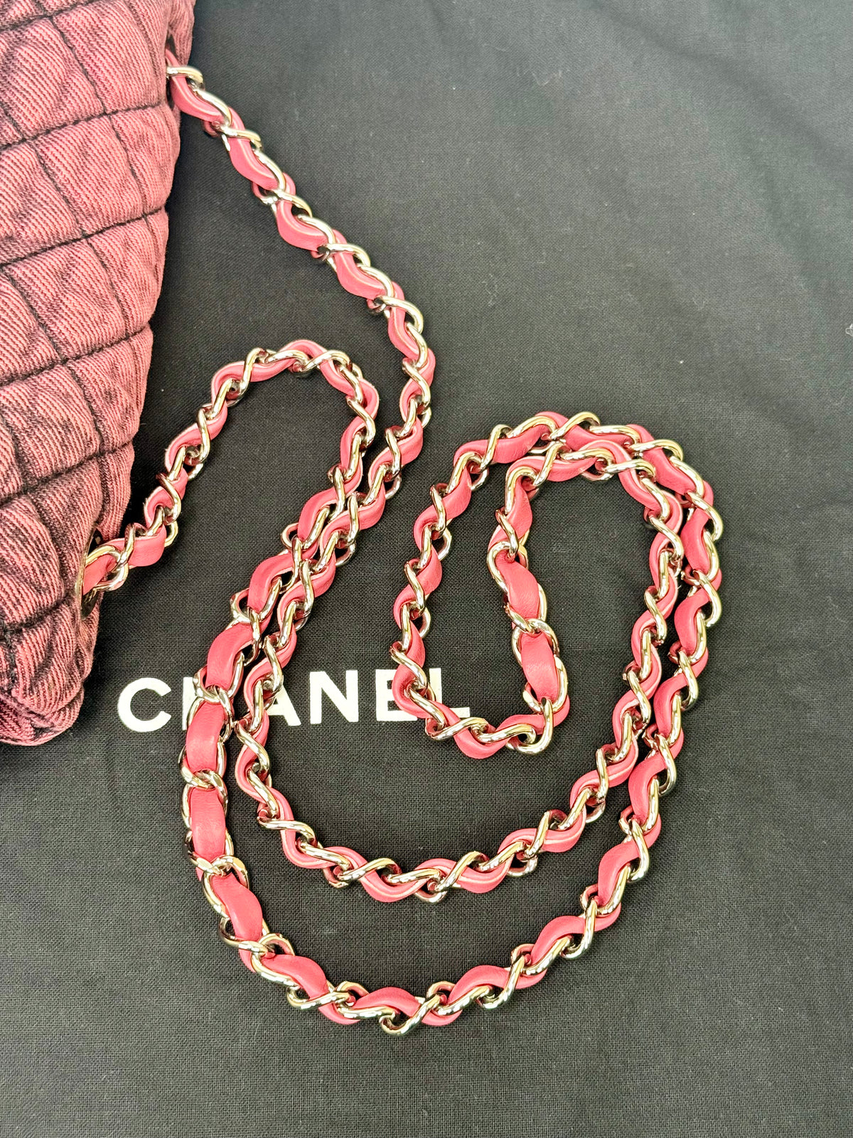 Chanel Denimpressions Small Flap Bag (Pink Washed) - Excellent/Like New