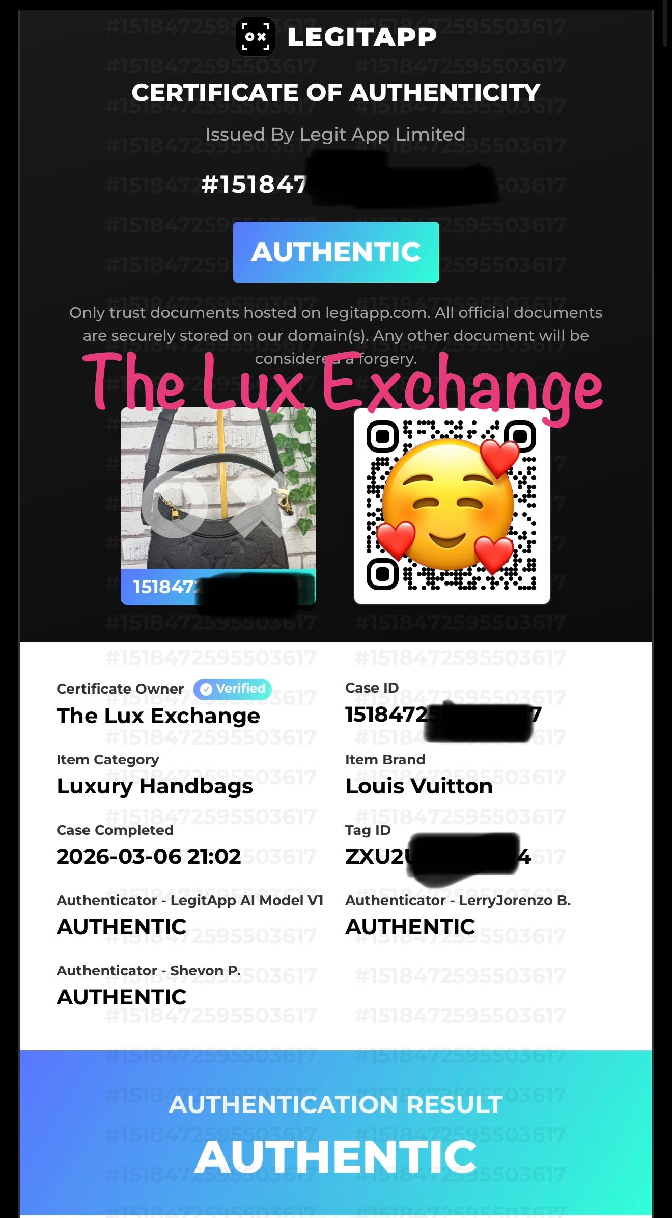 Pre-Owned Louis Vuitton Empreinte Bagatelle (Black)