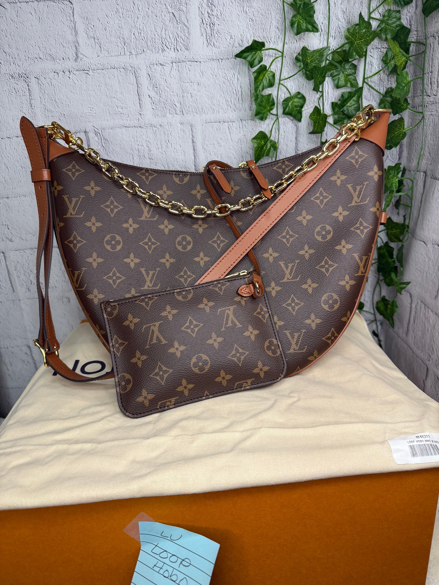 Louis Vuitton Loop Hobo Monogram Reverse with Pouch