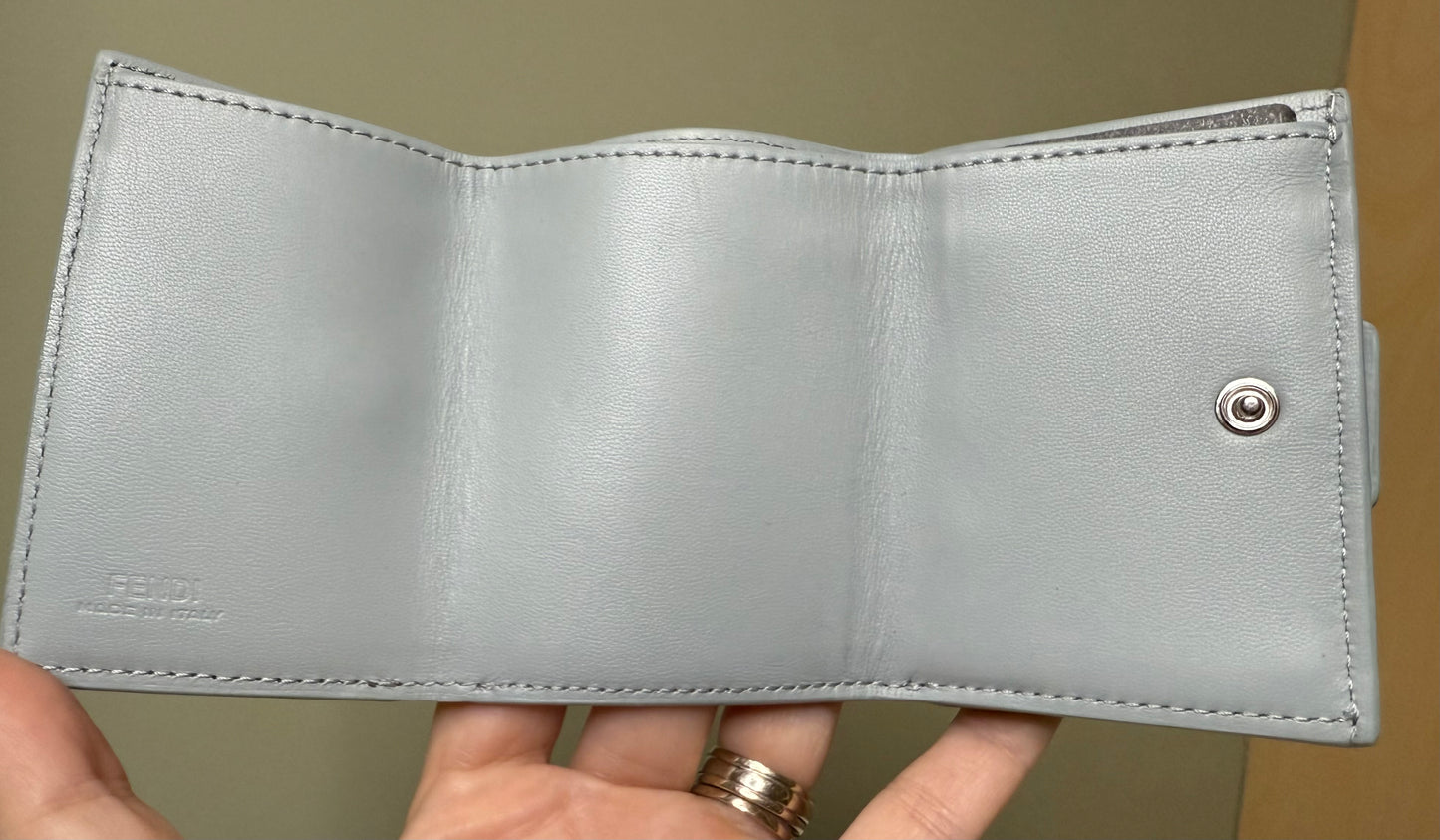 Fendi Baguette Micro Trifold Wallet