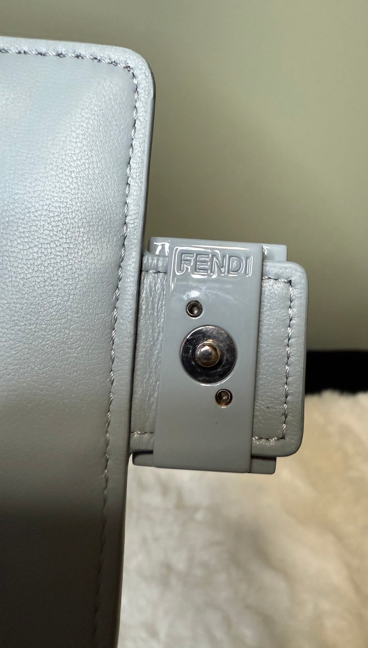 Fendi Baguette Micro Trifold Wallet