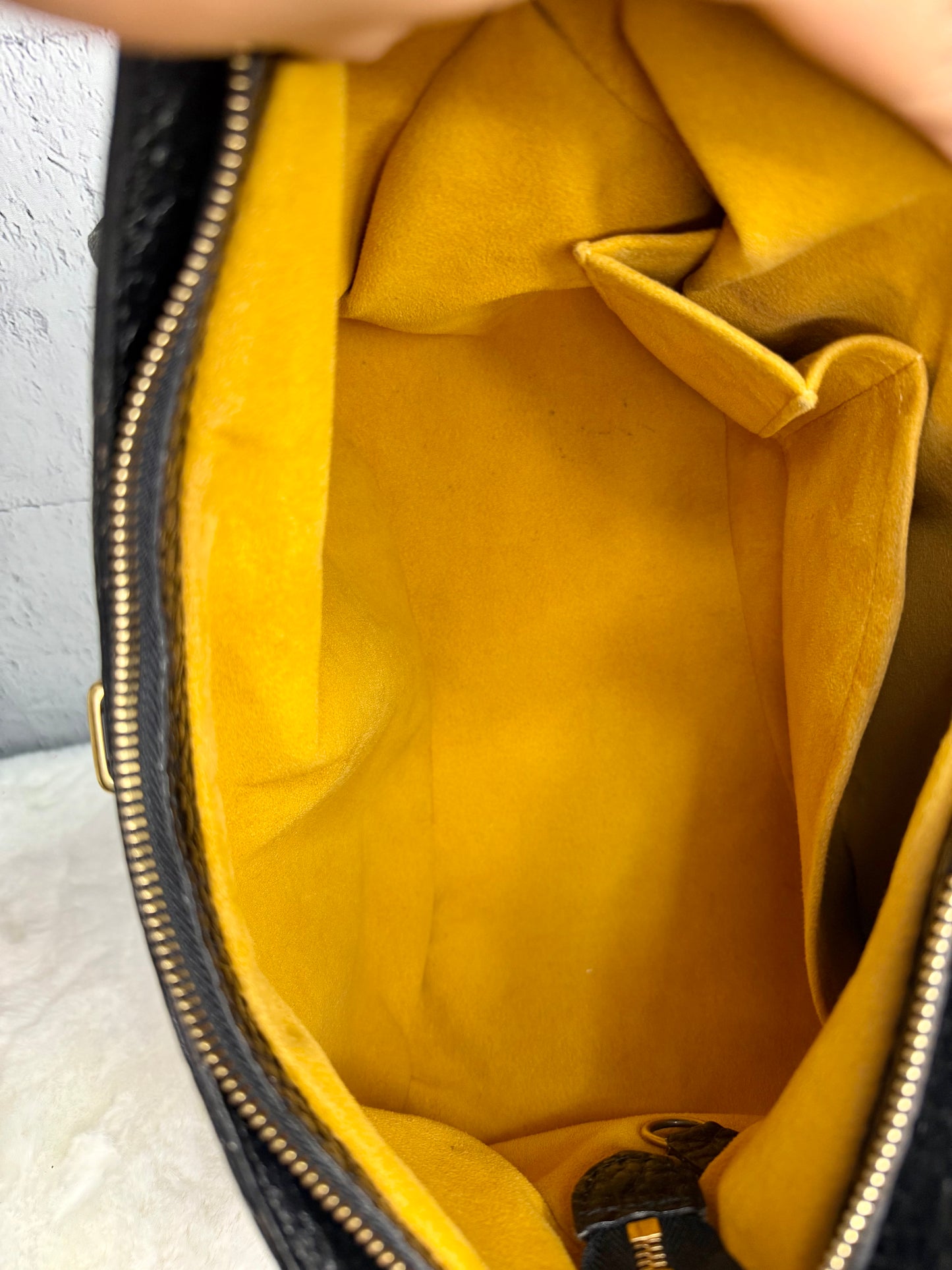 Louis Vuitton Black Denim XS Hobo Bag