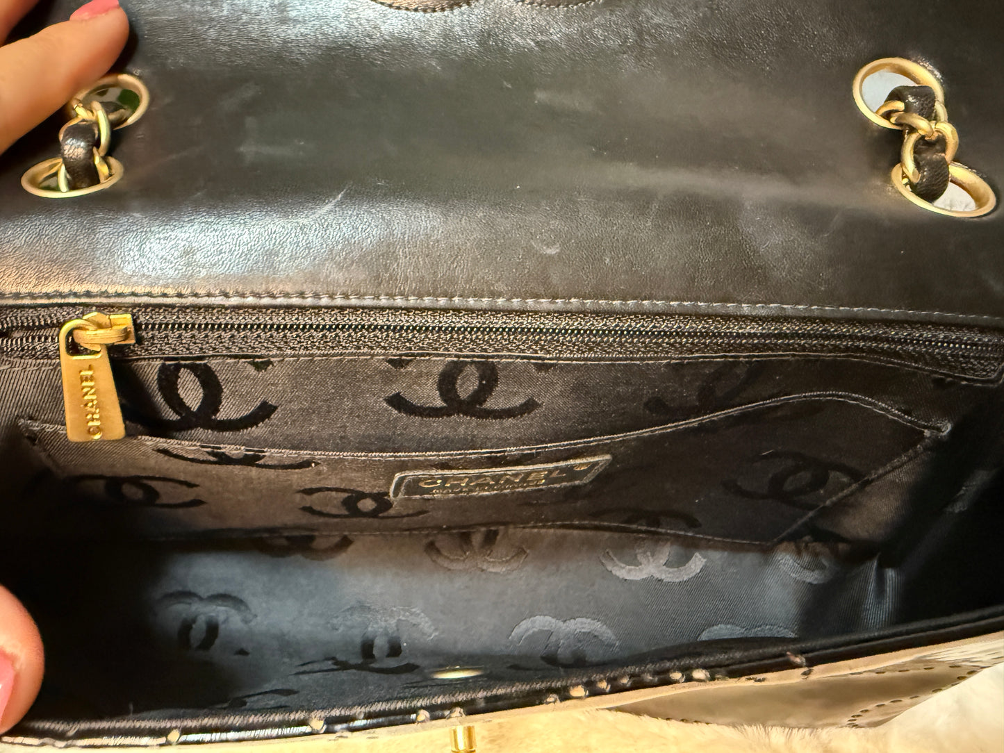 Vintage Chanel Perforated Camellia