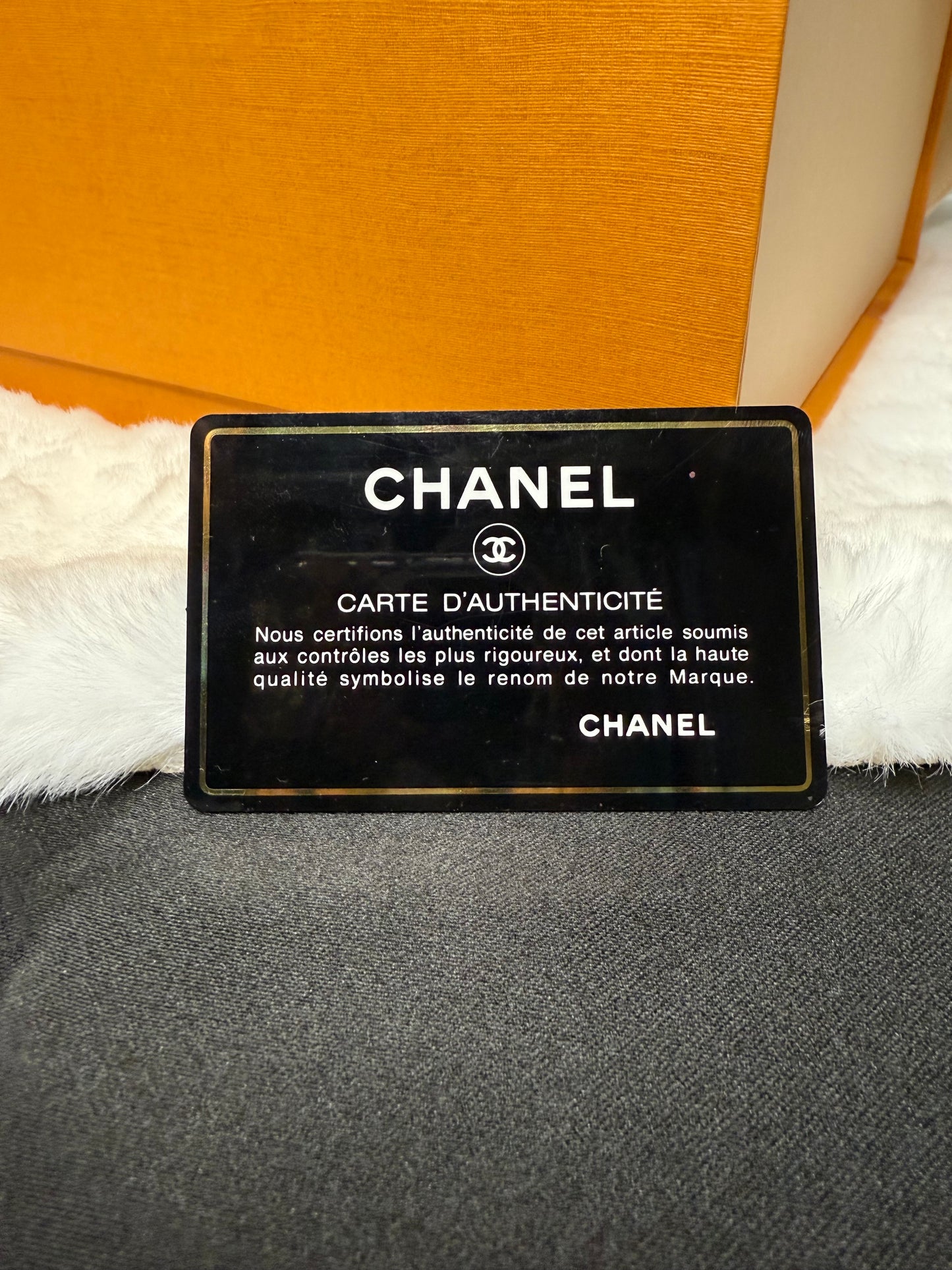 Vintage Chanel Perforated Camellia