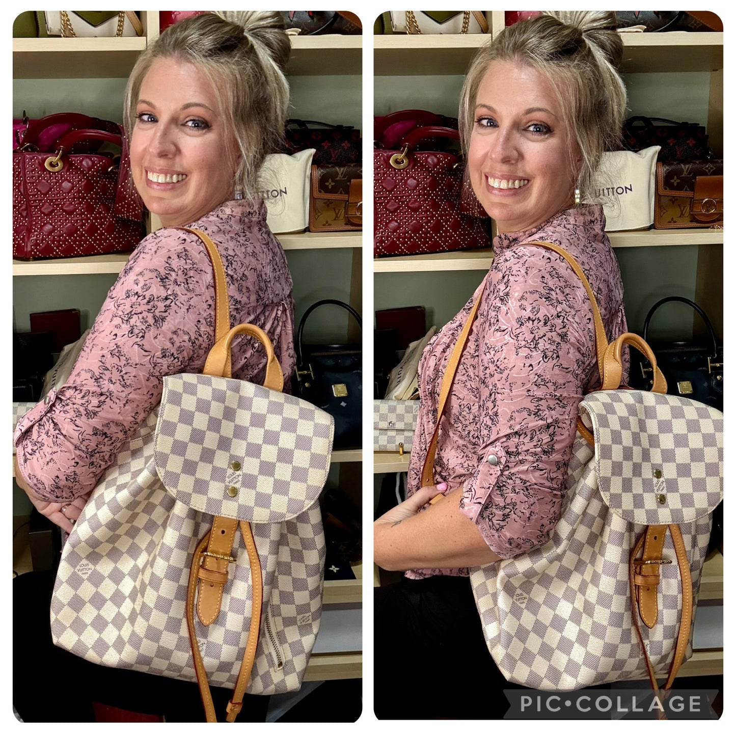 Louis Vuitton Damier Azur Sperone Backpack