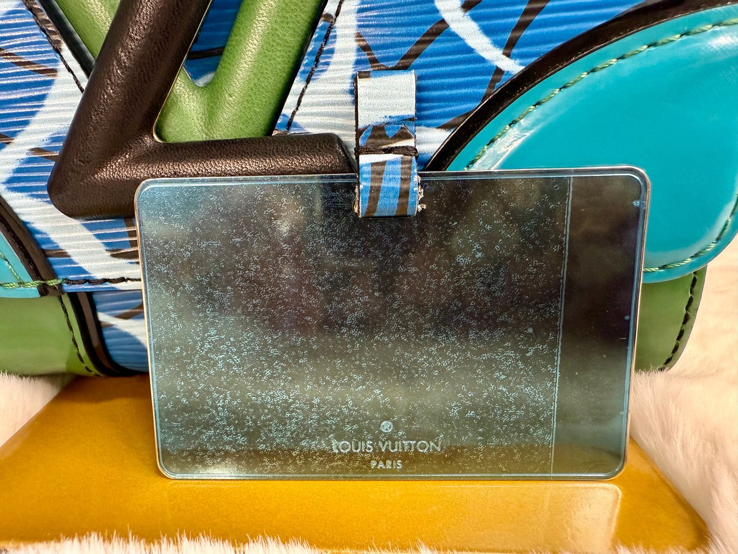Louis Vuitton Limited Edition Epi Aqua Twist PM